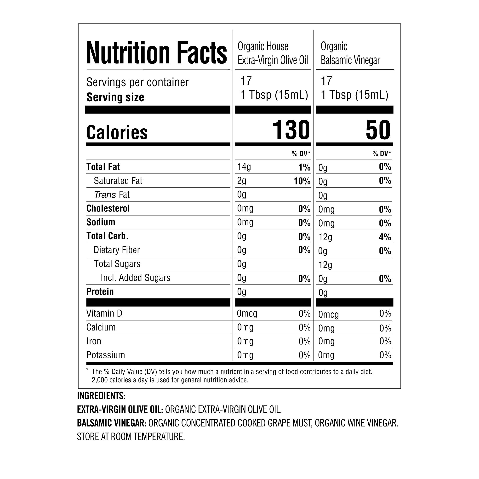 Williams Sonoma House Oil & Balsamic Gift Set