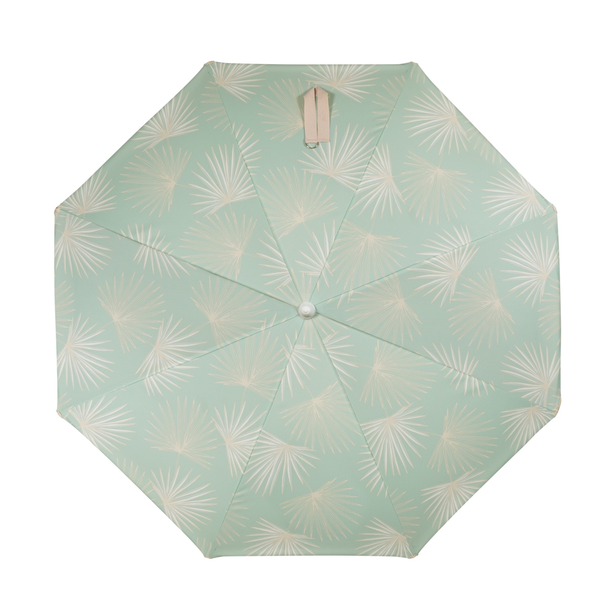 6.5' Round Beach State Summerland Portable Umbrella, Palm Beach