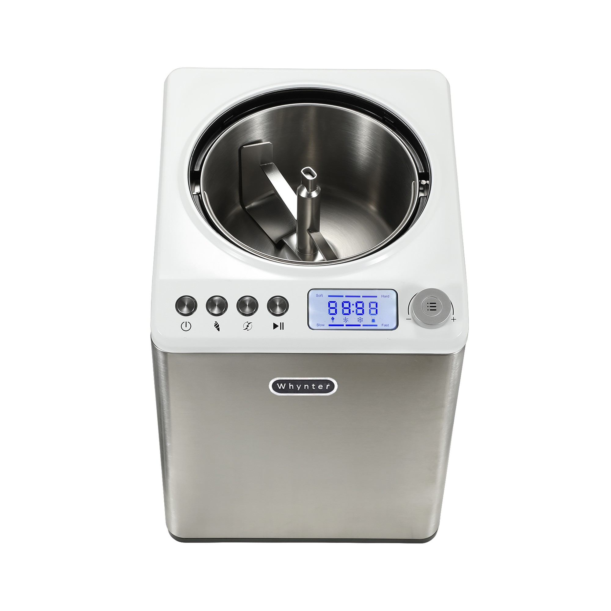 Whynter Upright Compressor Ice Cream Maker with Stainless Steel Bowl & Churn Blade