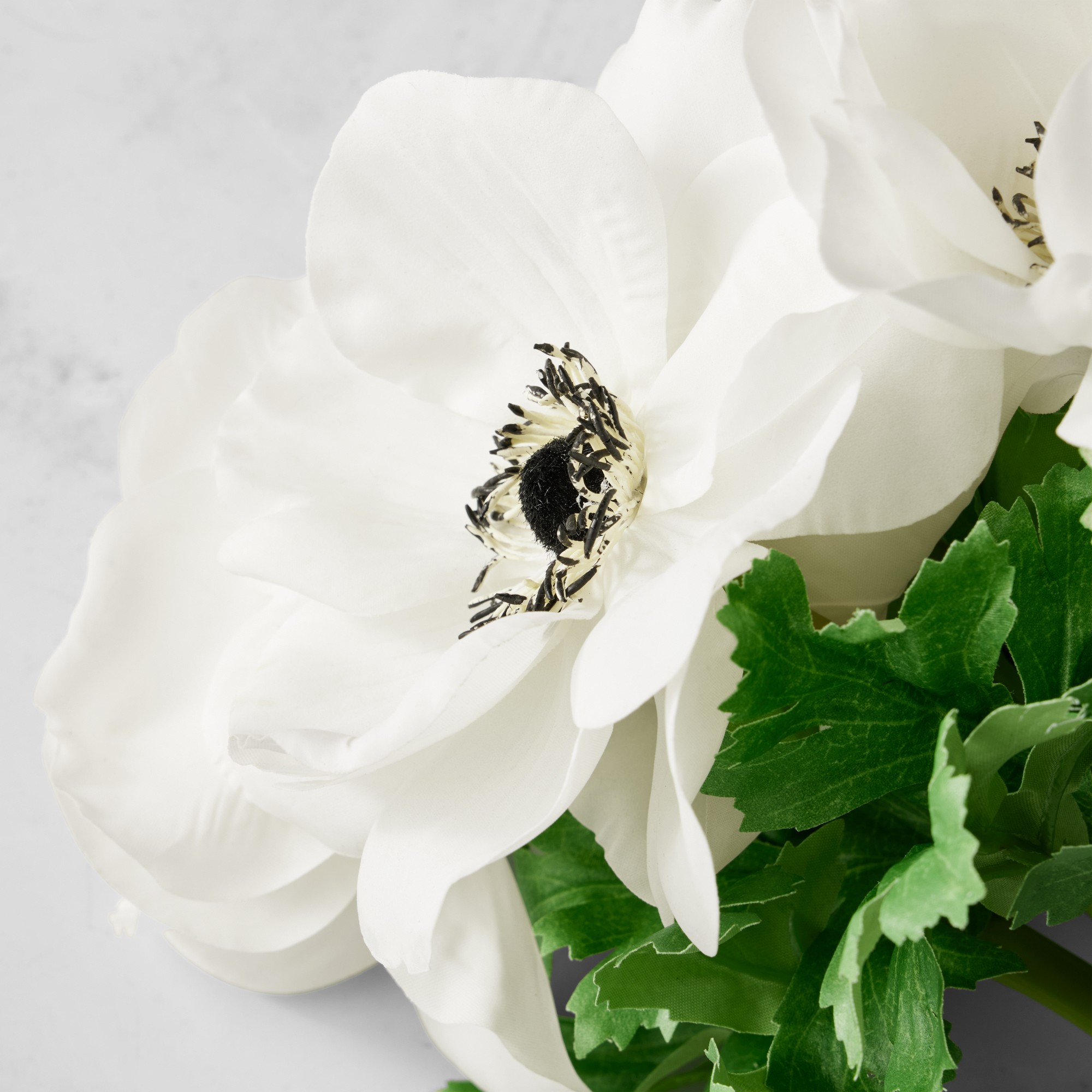 Real Touch Faux White Anemone Bundle