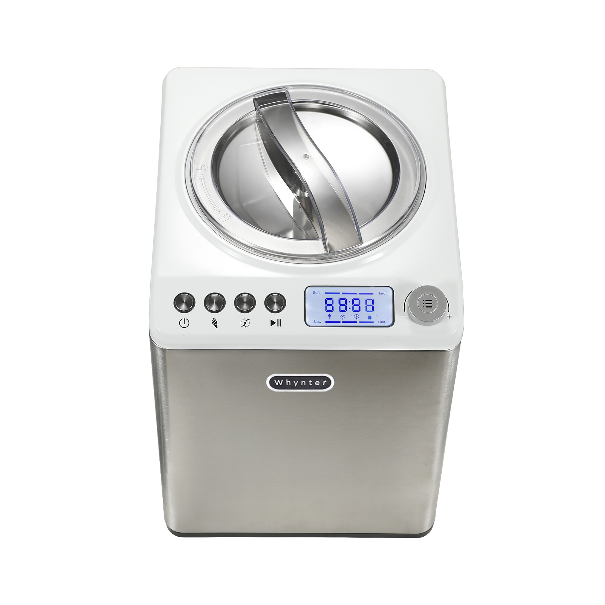 Whynter Upright Compressor Ice Cream Maker with Stainless Steel Bowl & Churn Blade