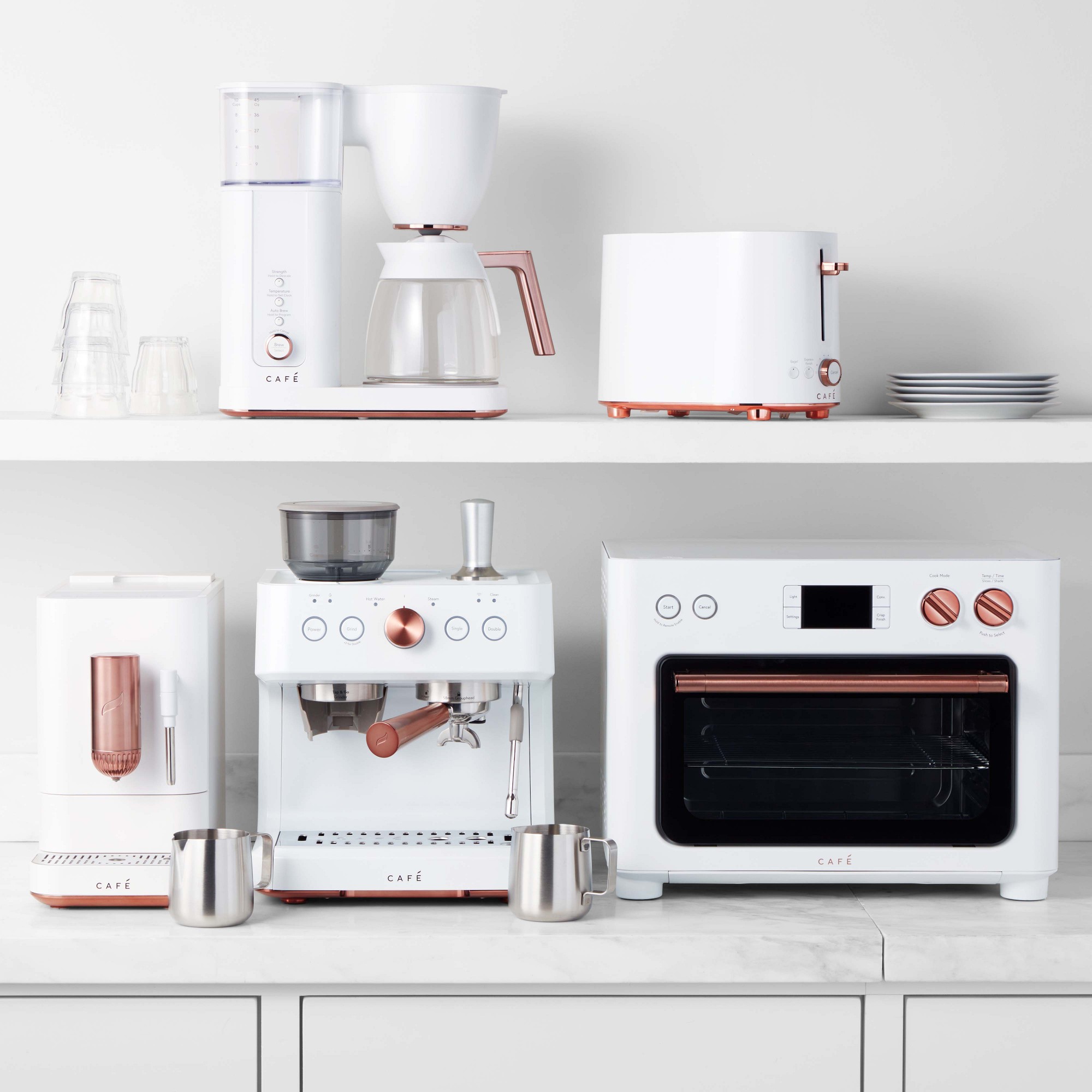 Café™ Specialty Drip Coffee Maker with Glass Carafe