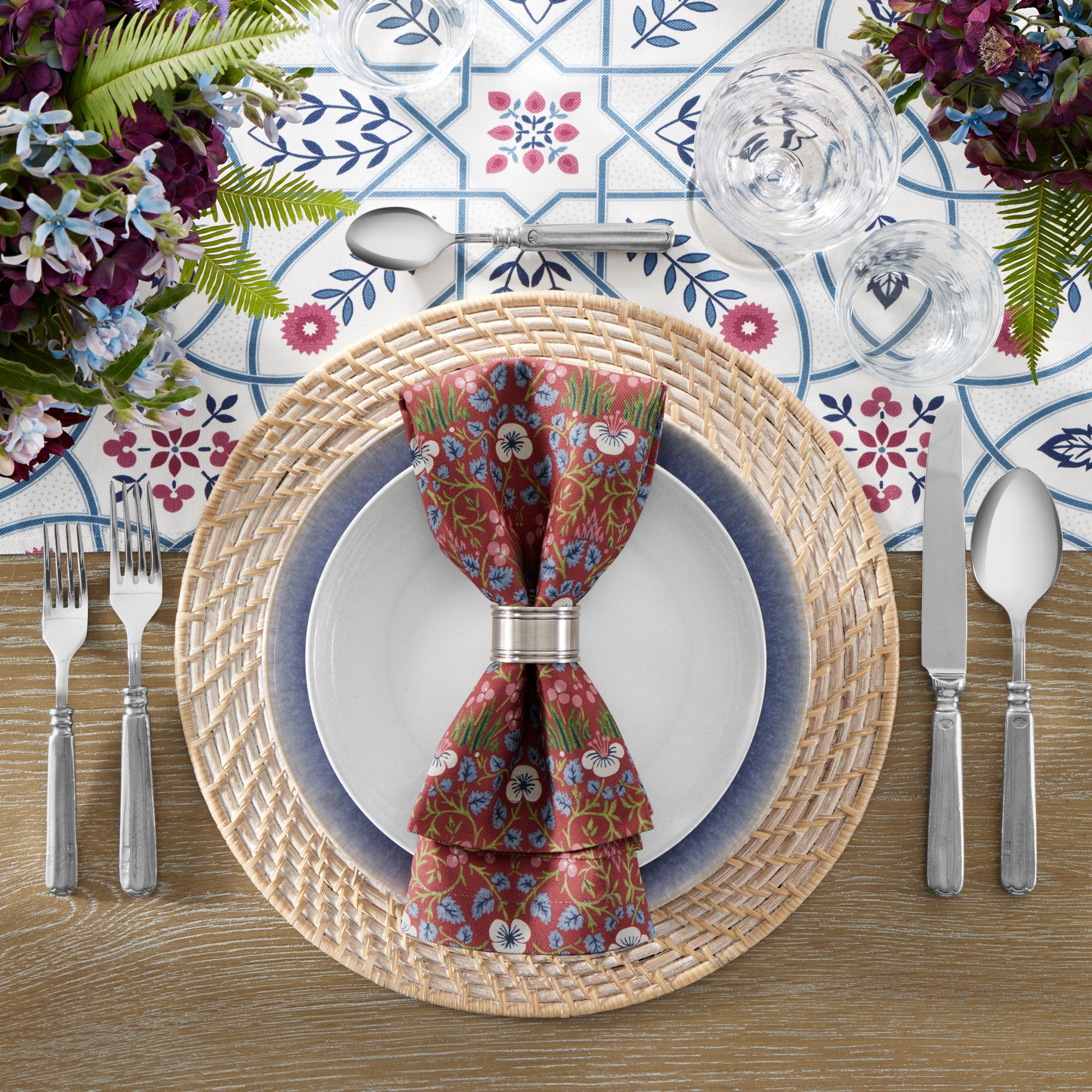 Morris & Co. x Williams Sonoma Eye Bright Napkins, Set of 4