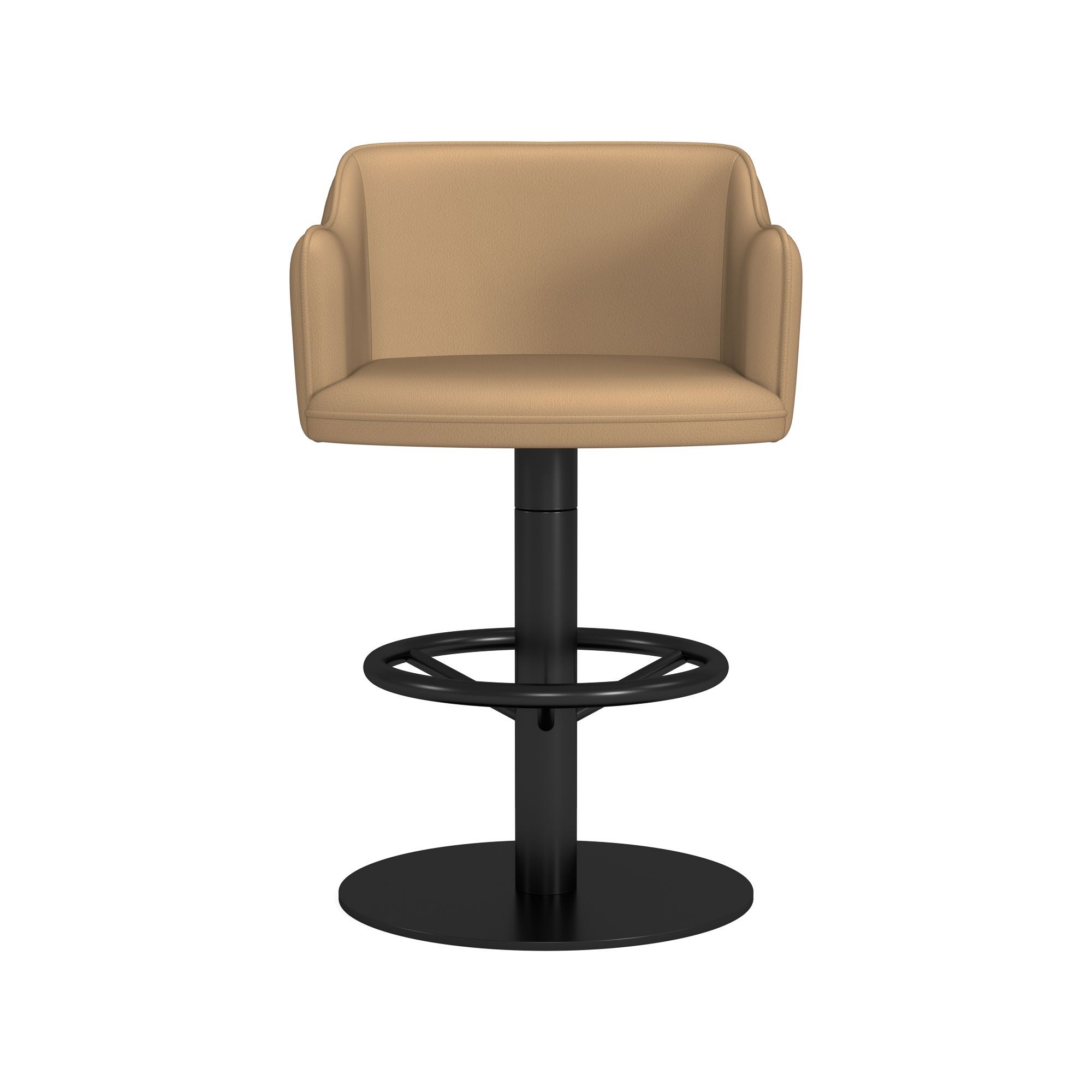Harding Upholstered Pedestal Counter  & Bar Stool