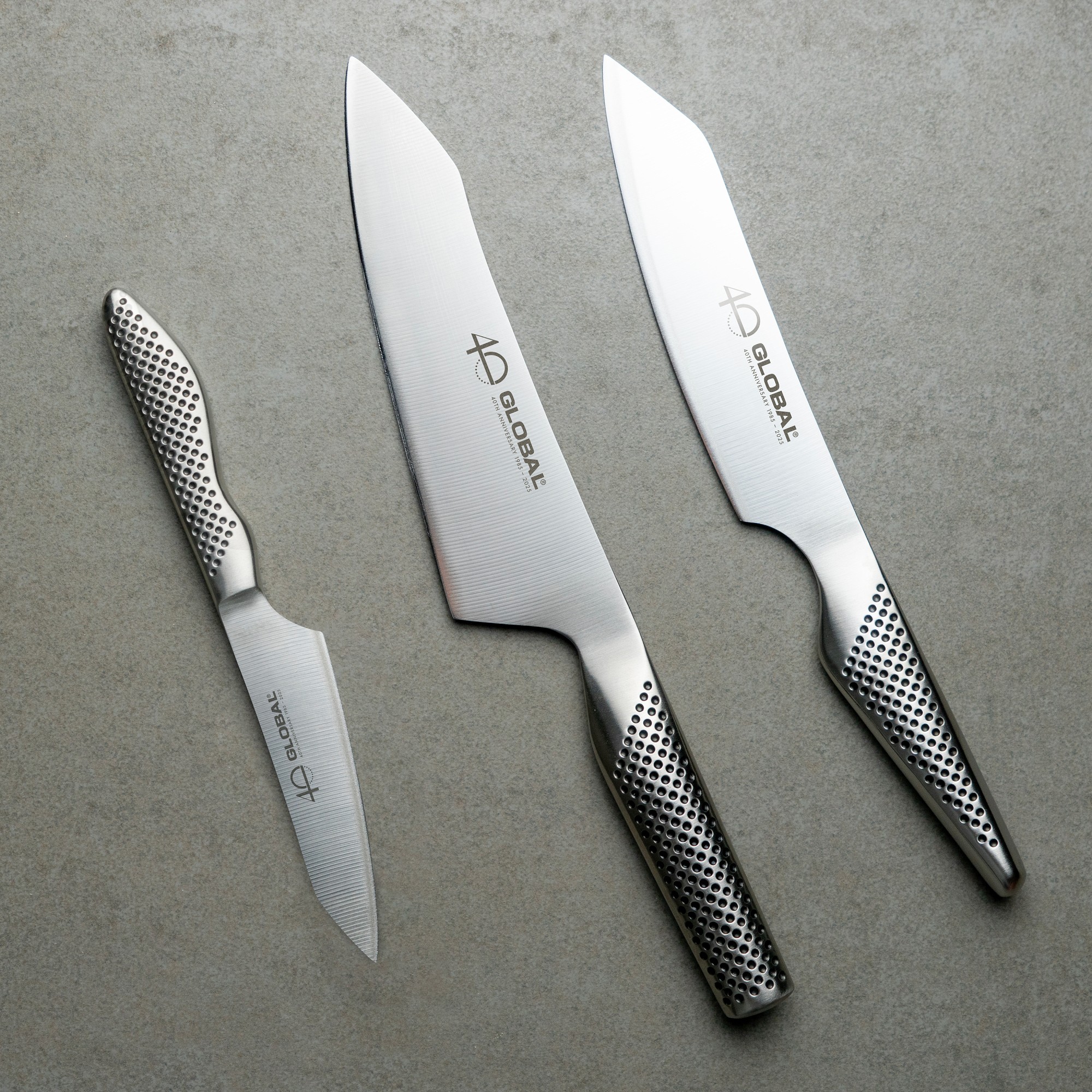 Global 40th Anniversary Knives, Set of 3