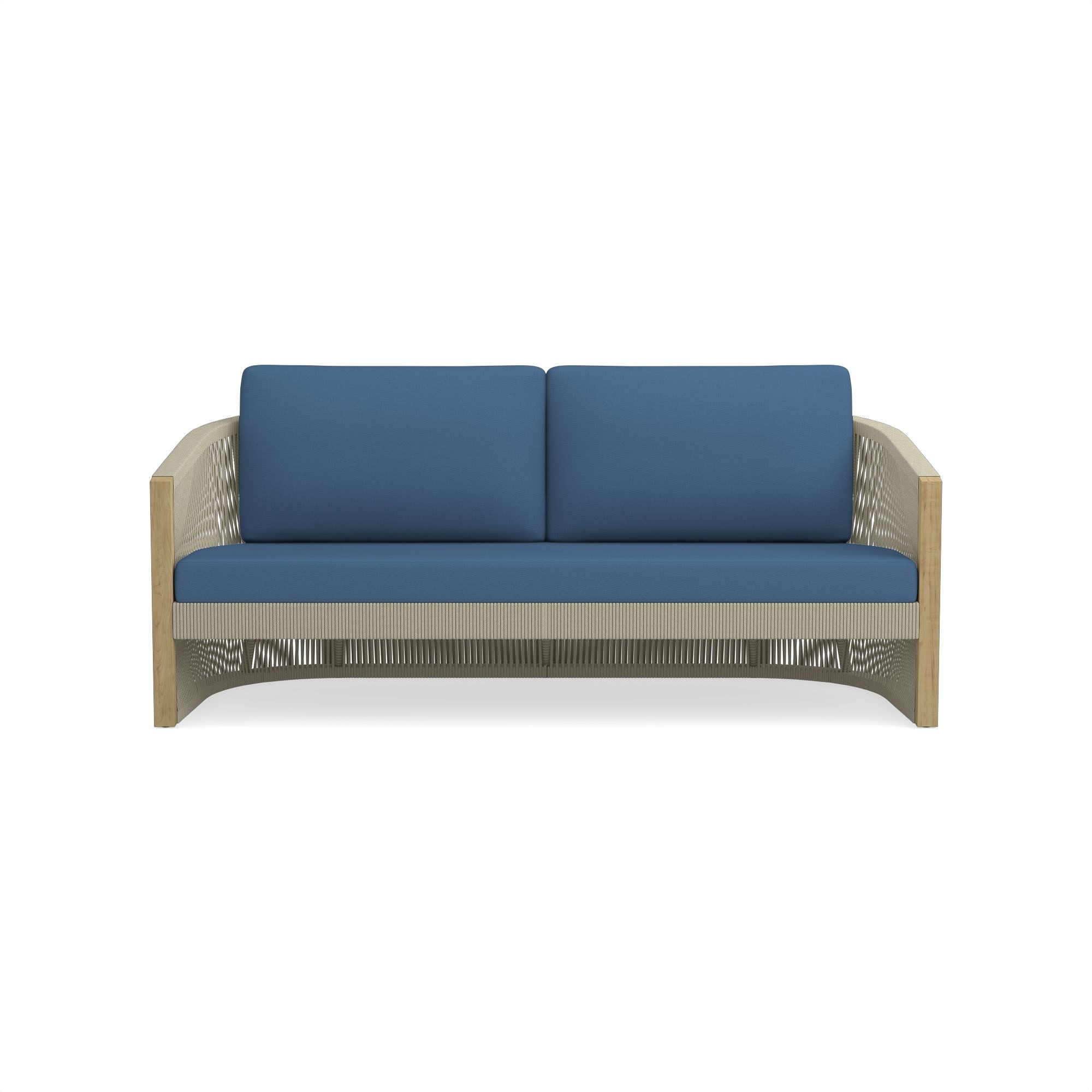 Pasadena Outdoor Teak and Rope Sofa Cushions