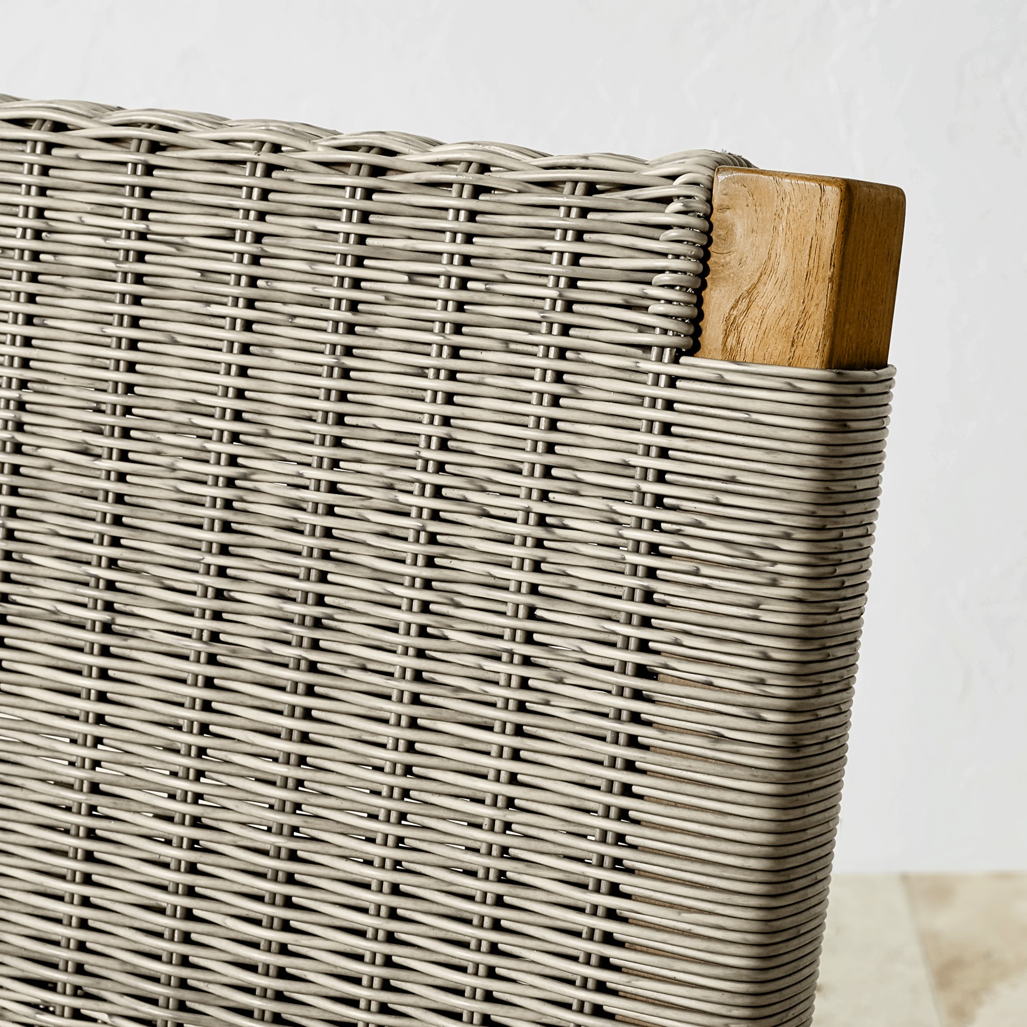 Larnaca Teak Extendable Dining Table & All-Weather Weave Dining Chairs (72