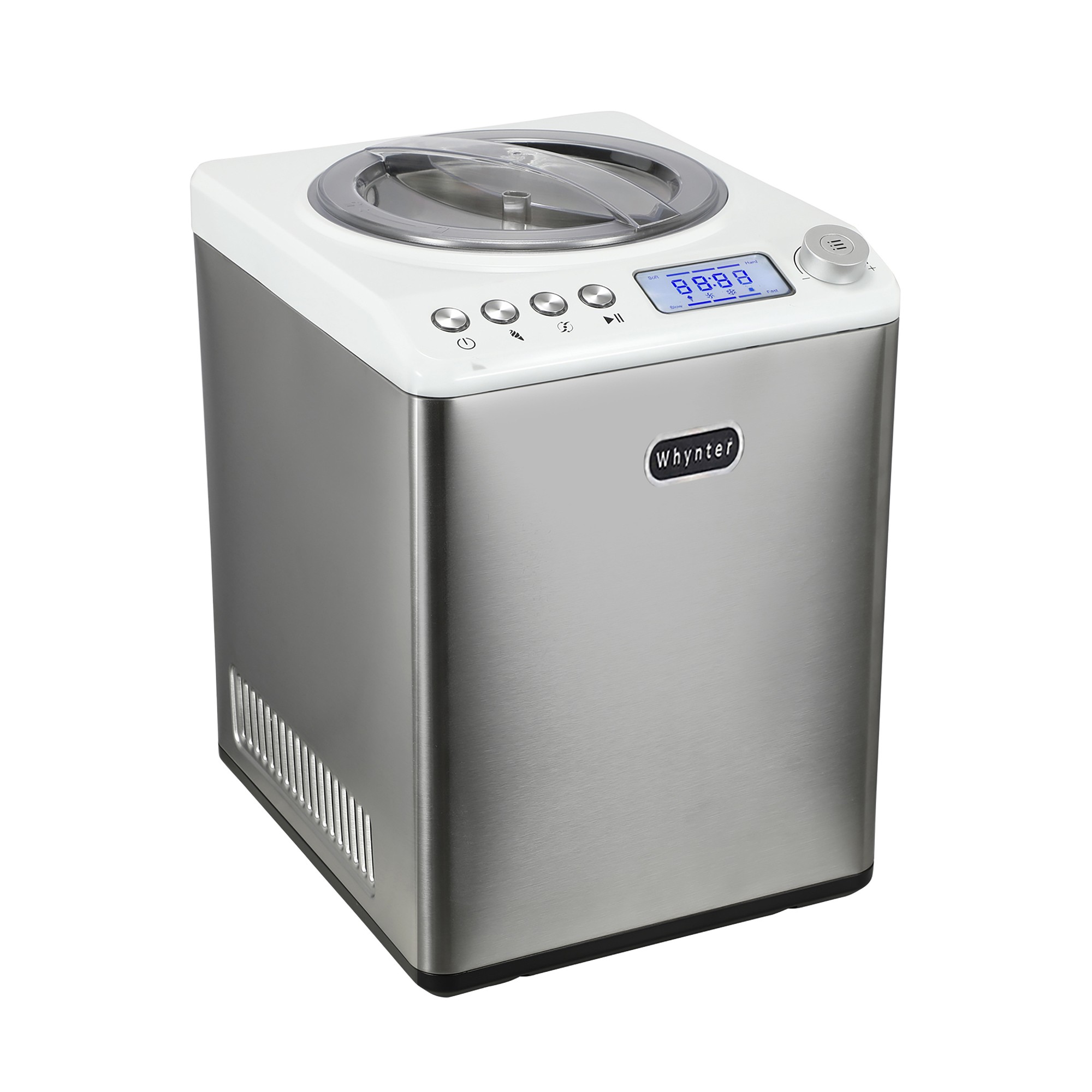 Whynter Upright Compressor Ice Cream Maker with Stainless Steel Bowl & Churn Blade