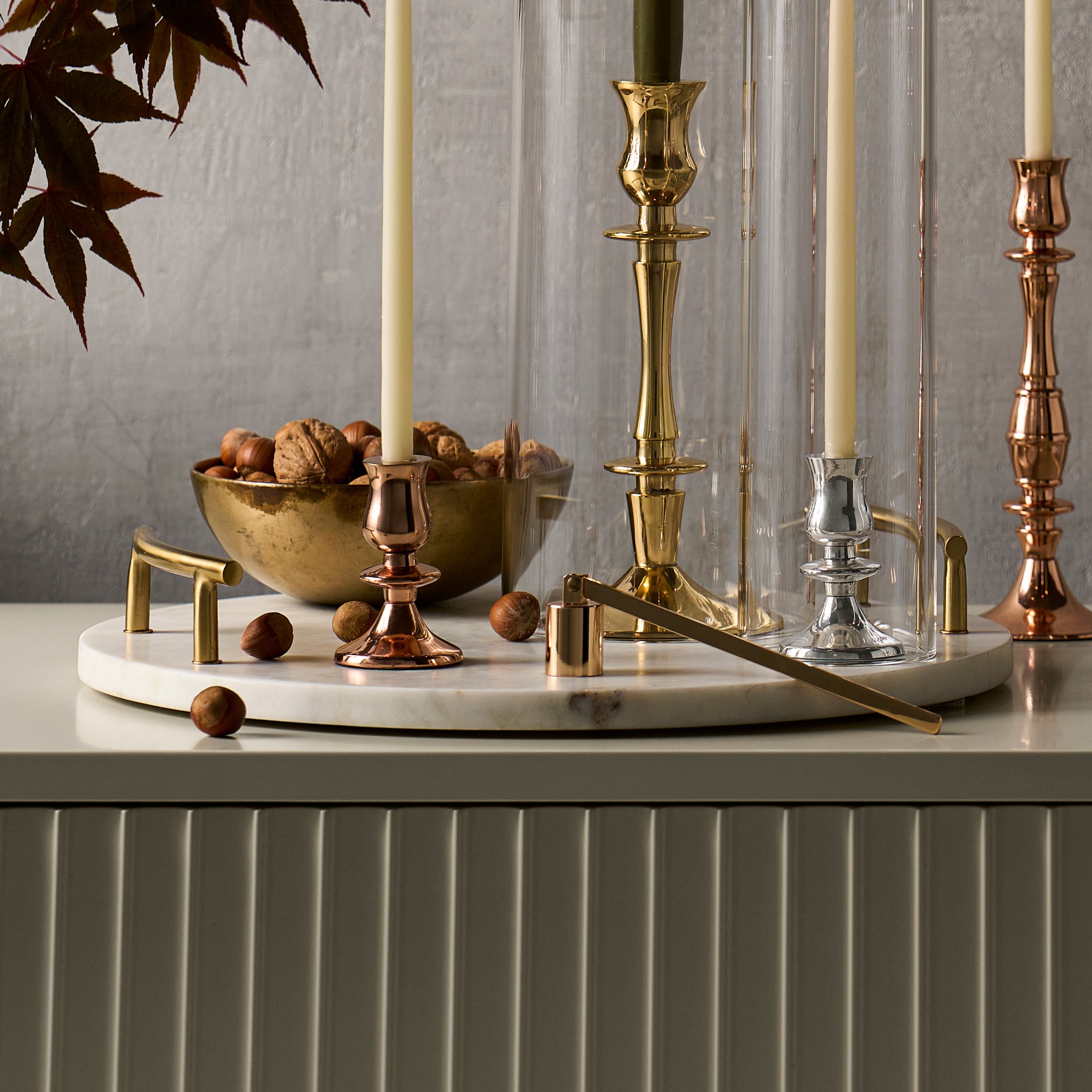 Heirloom Copper Tiny Taper Holders