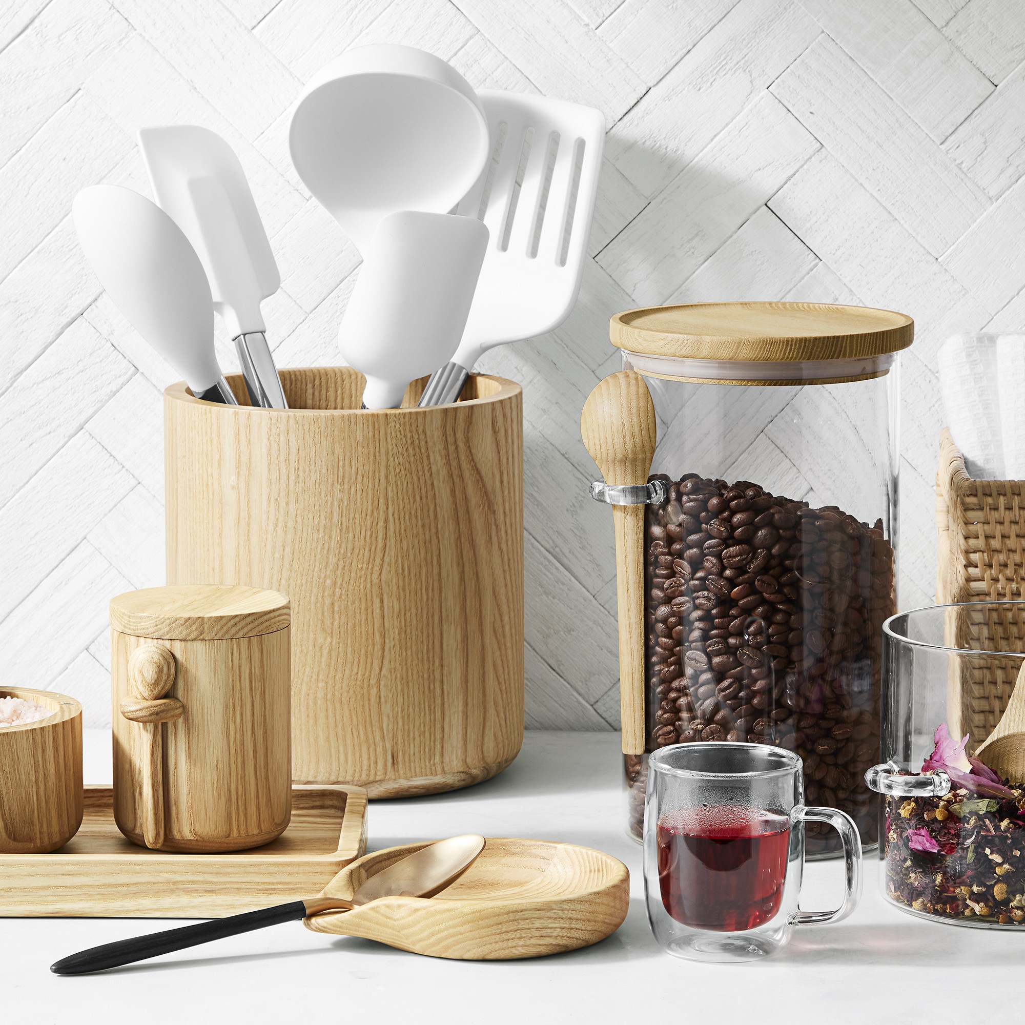 Hold Everything Ashwood Countertop Tray