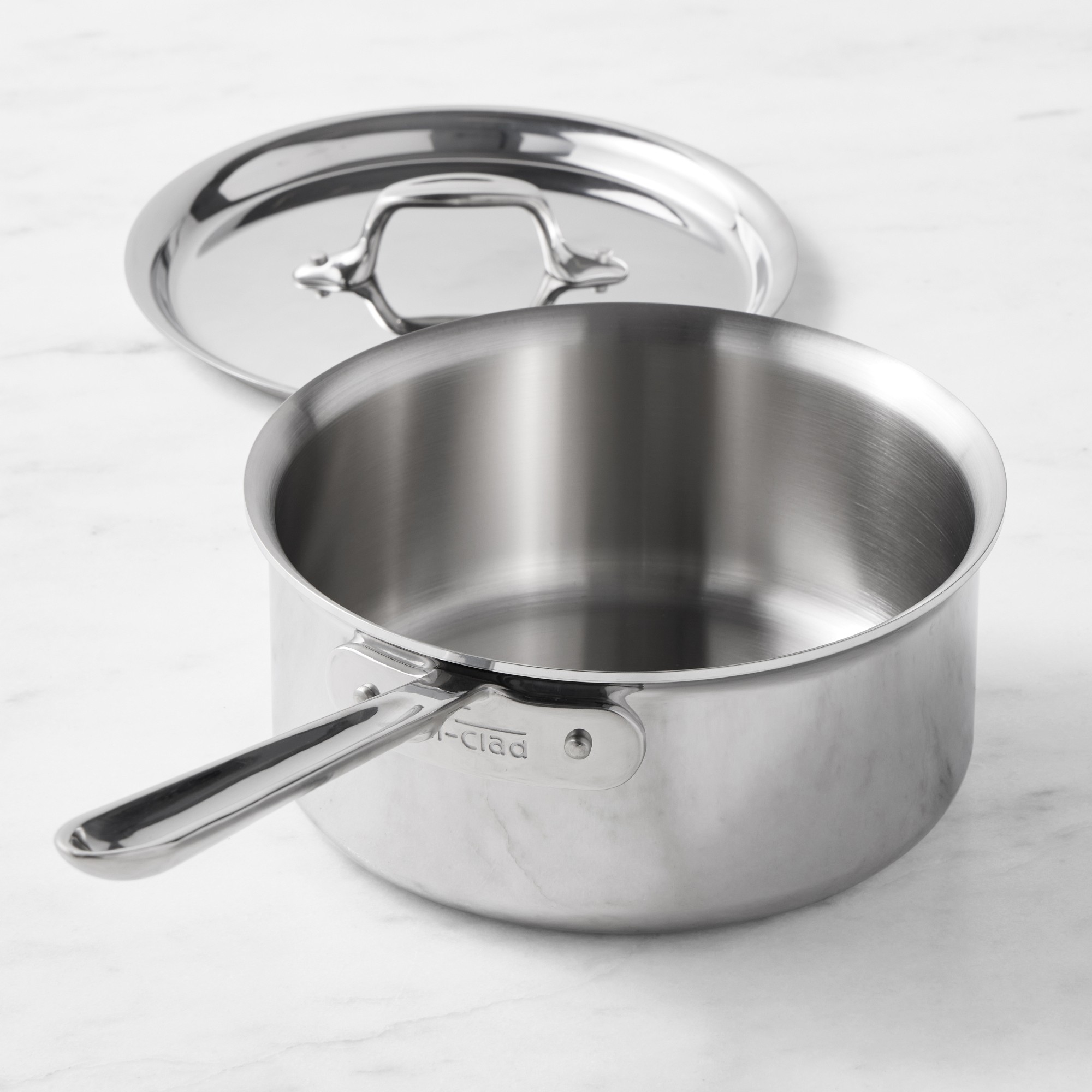 All-Clad D3® Tri-Ply Stainless-Steel Saucepan