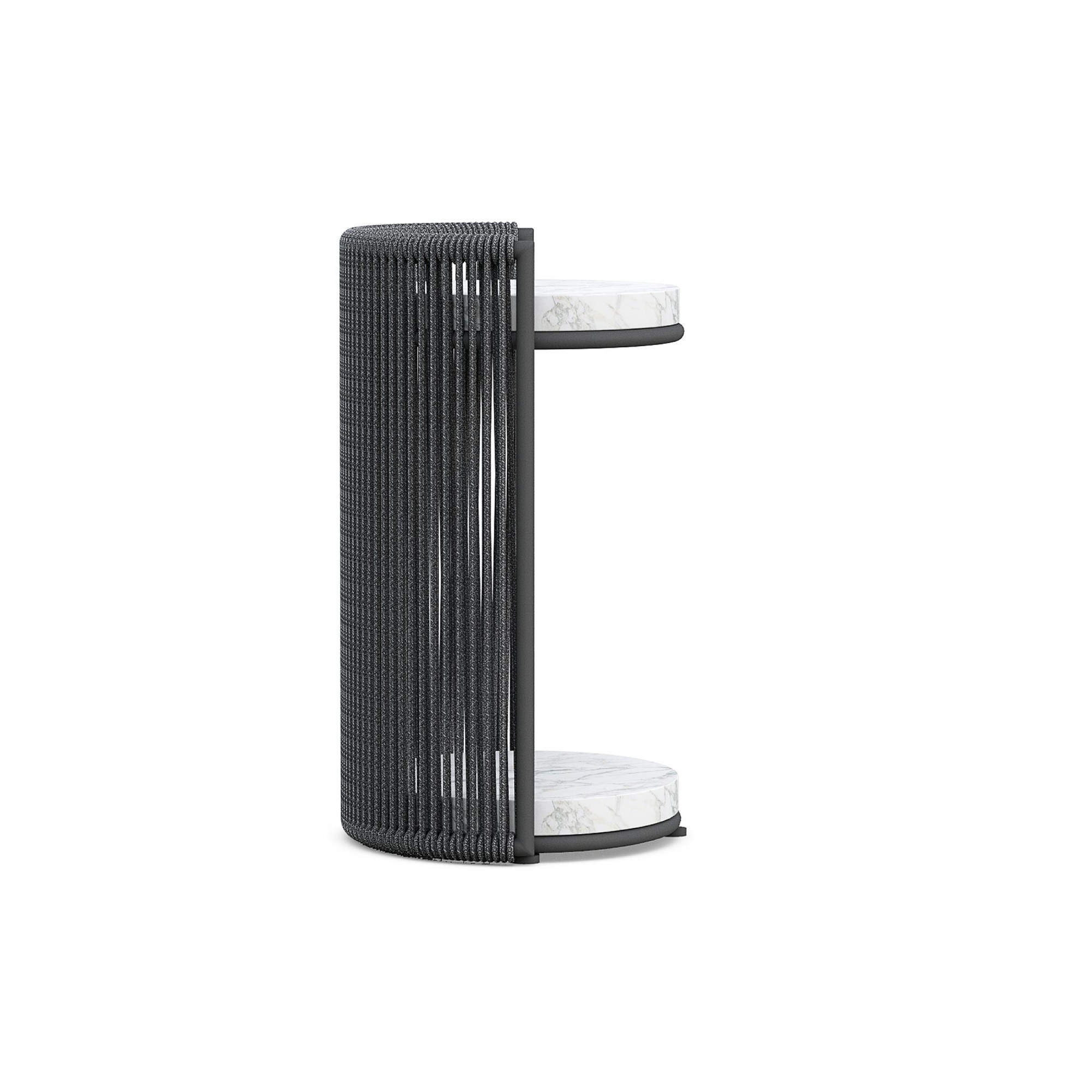 Bailey Outdoor 2-Tier Round Side Table (20