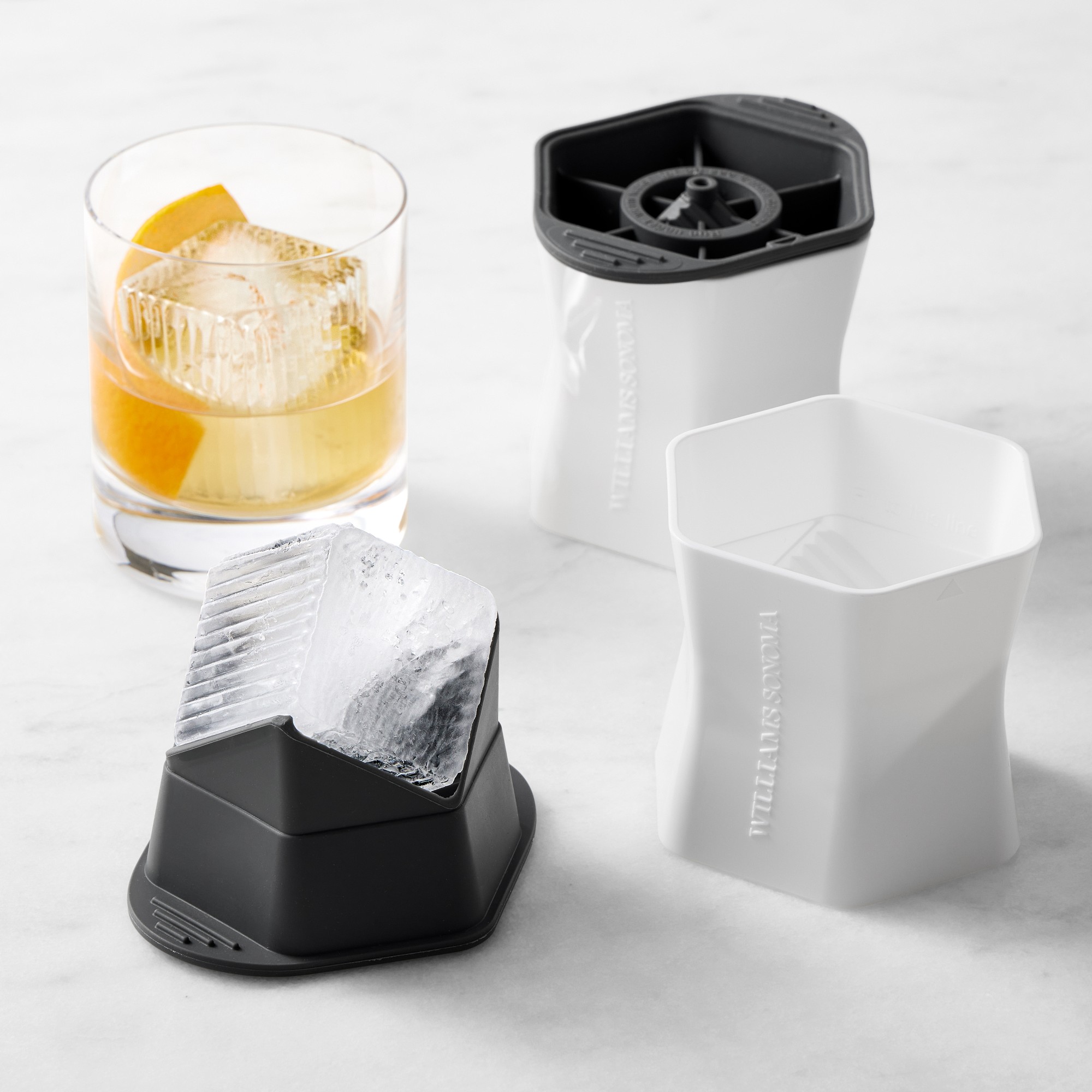 Modern Optic Ice Molds, Set of 2