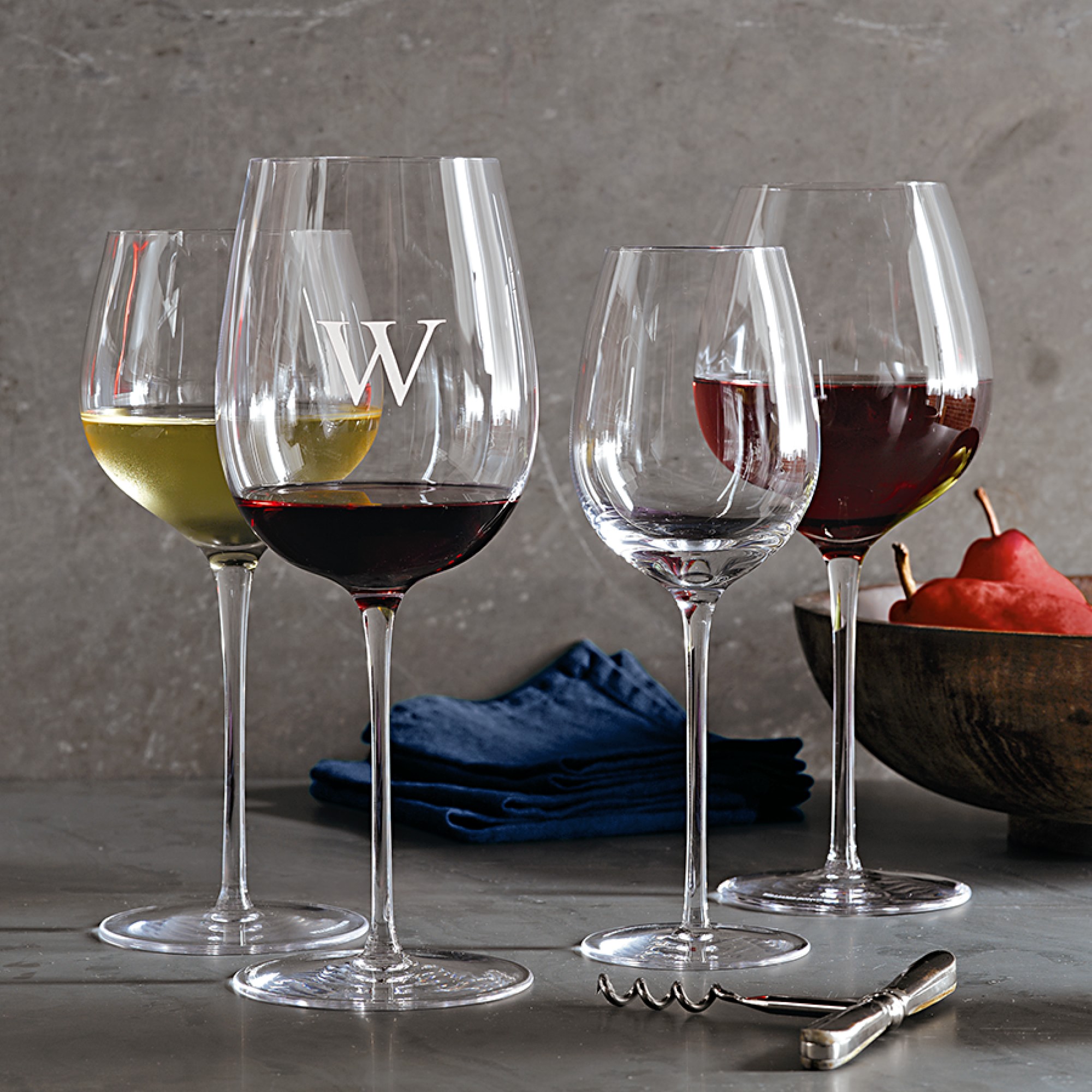 Williams Sonoma Reserve Pinot Noir Wine Glasses
