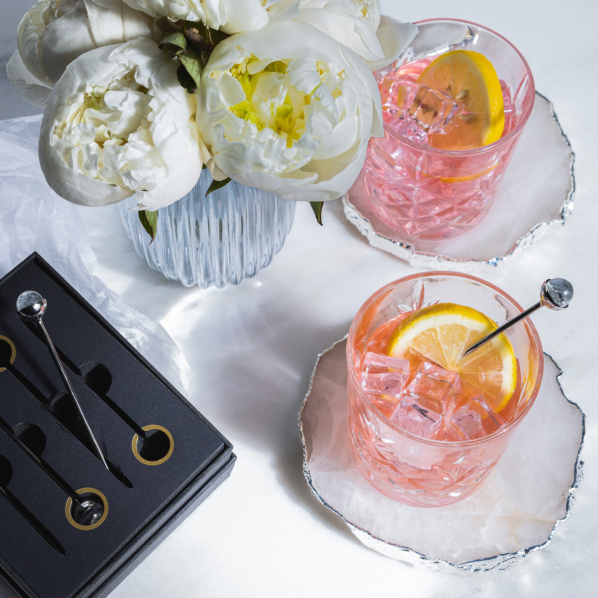 ANNA New York Kivita Coasters, Set of 2