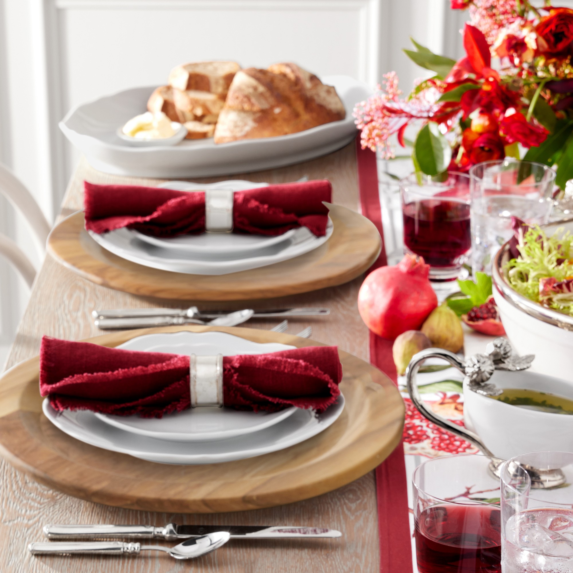 Pillivuyt Chantal Porcelain Dinner Plates