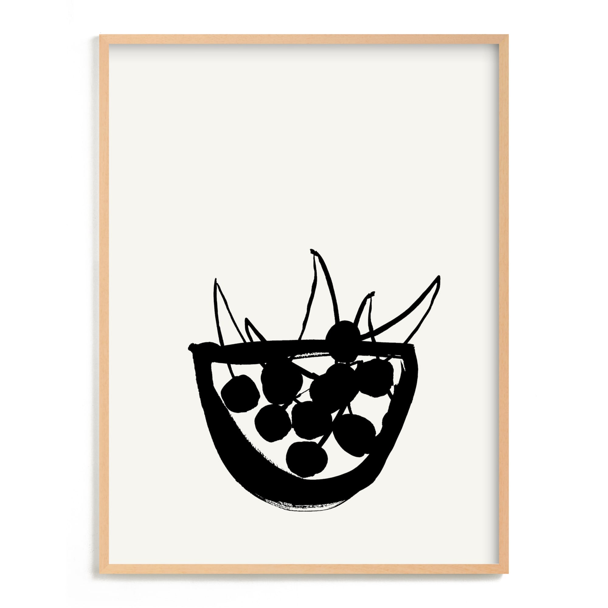 Life is a Bowl of Cherries Limited Edition Kitchen Art by Minted