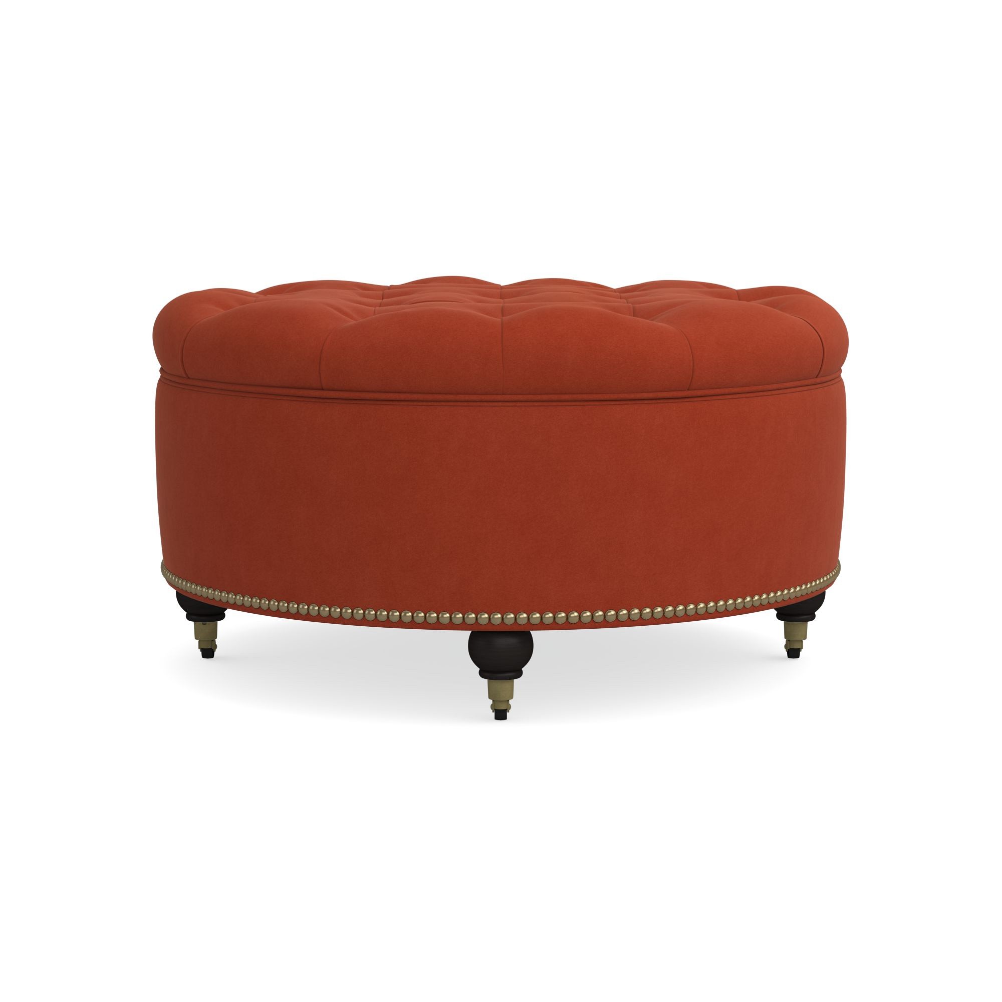 Soho Tufted Round Storage Ottoman (36