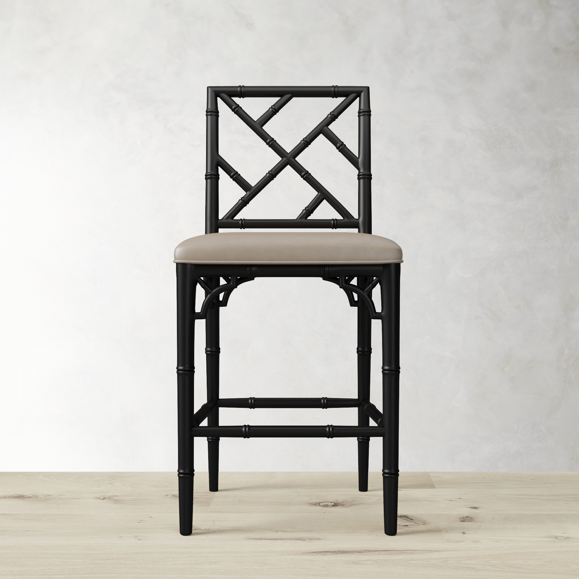 Chippendale Upholstered Bistro Counter Stool