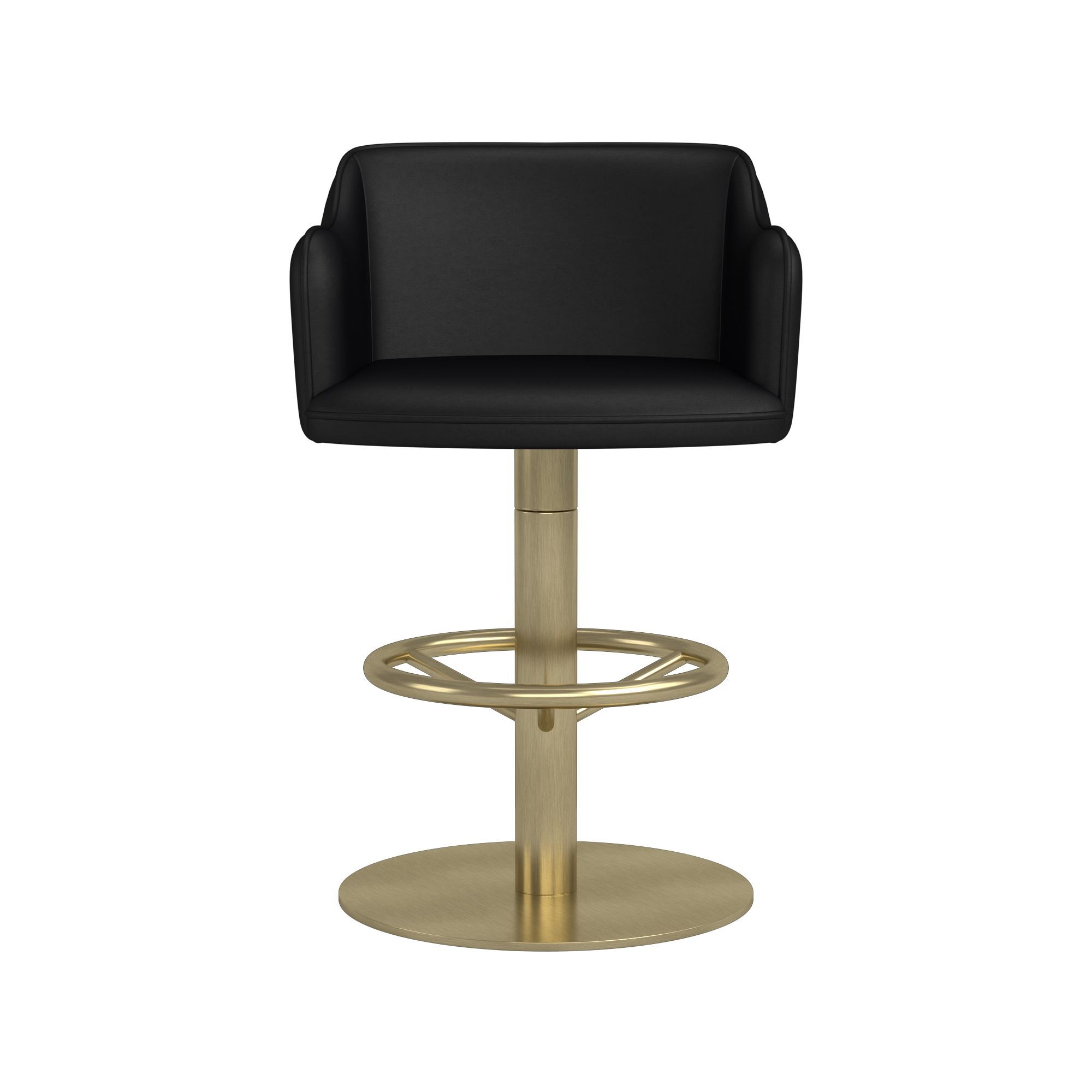 Harding Upholstered Pedestal Counter  & Bar Stool