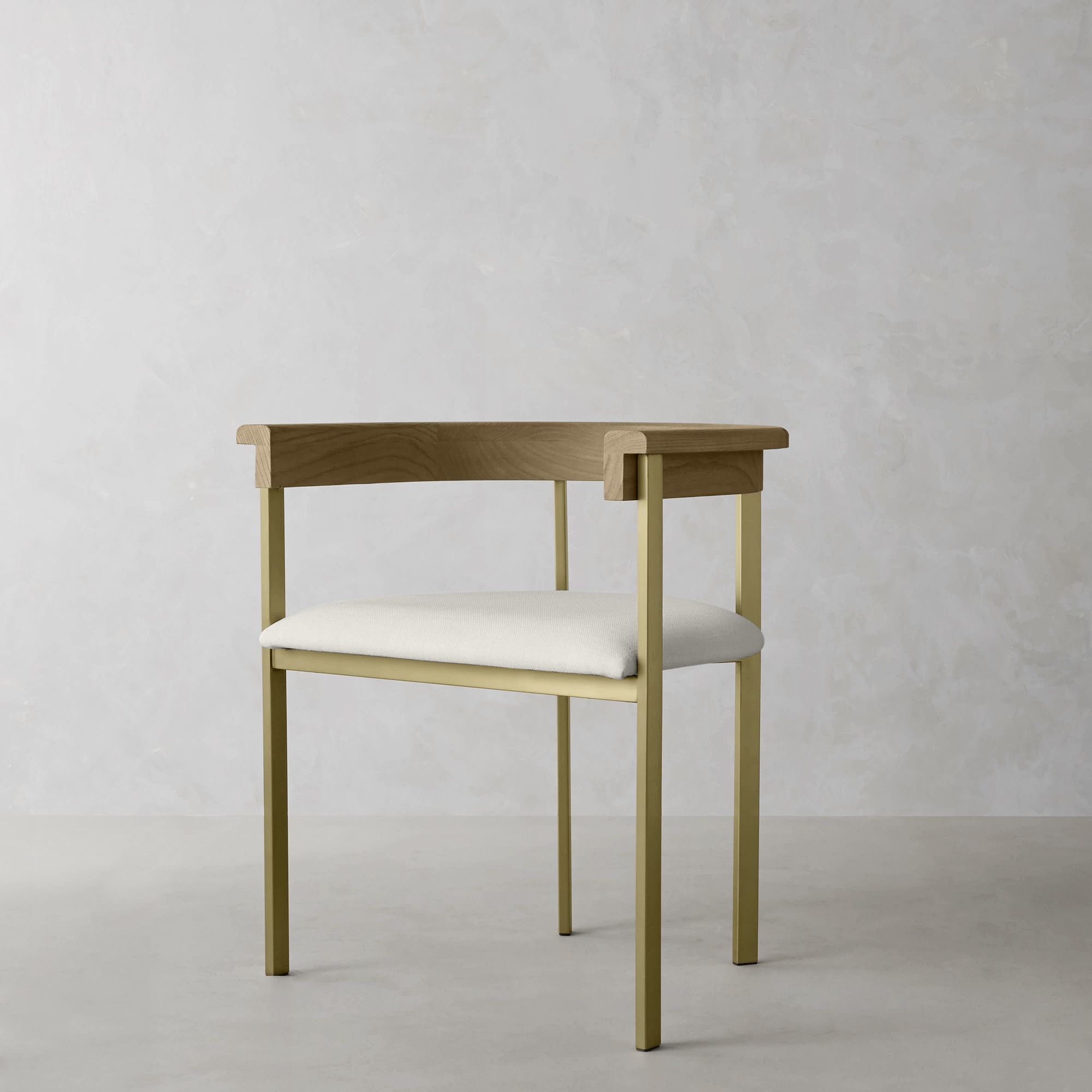 Tulip Upholstered Dining Armchair