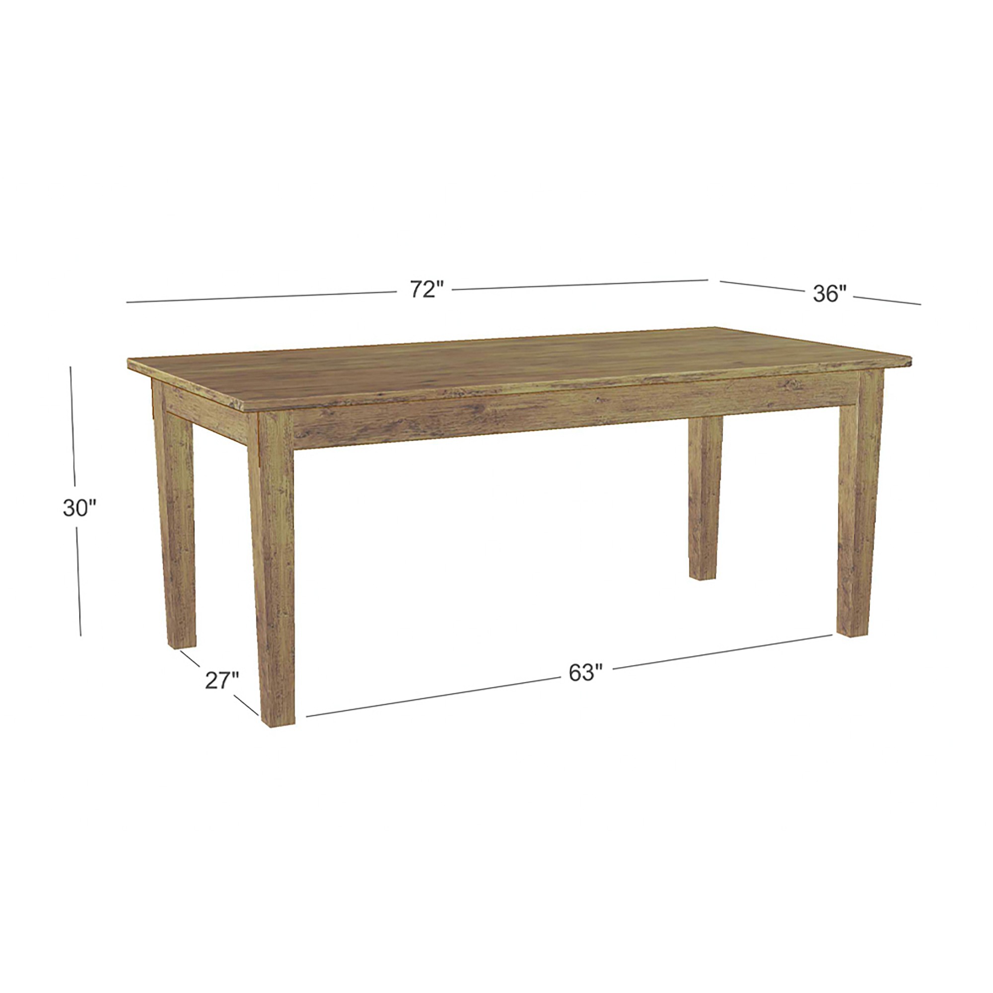 Chamonix Farm Table (72