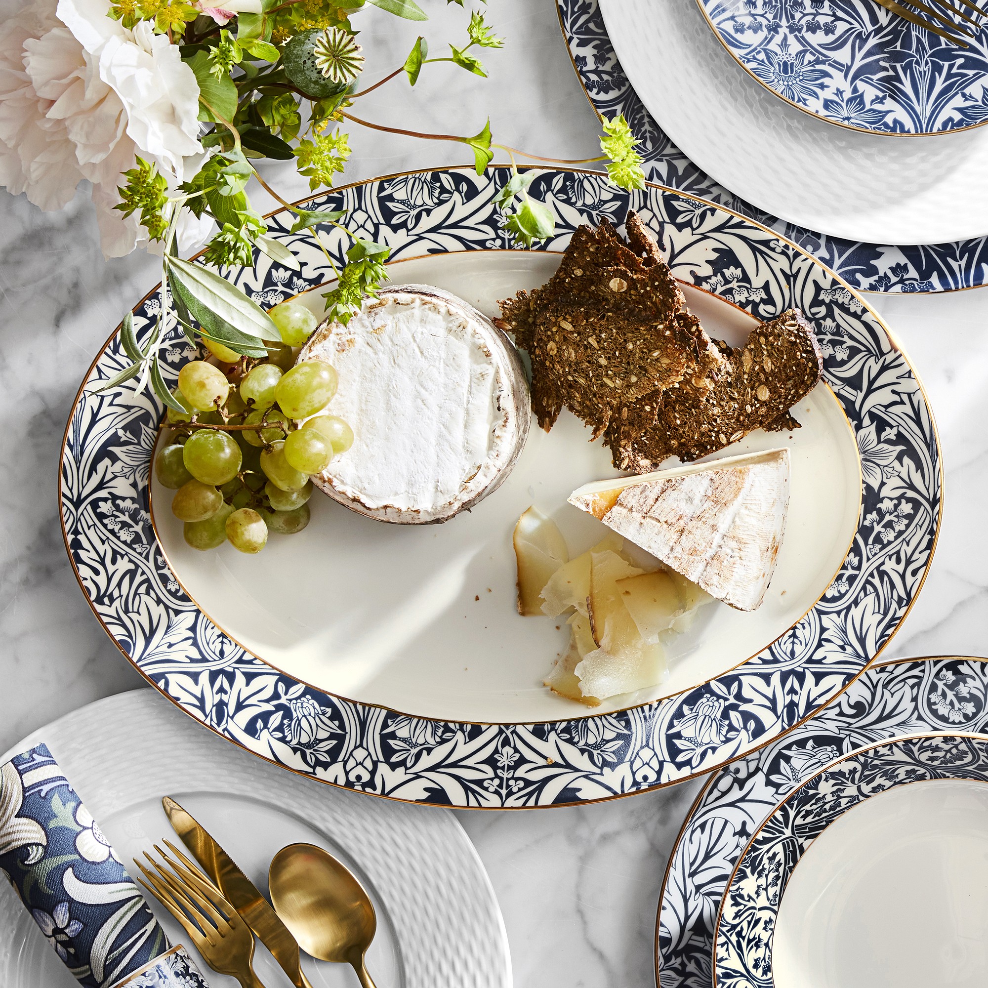 Morris & Co. x Williams Sonoma Oval Platter