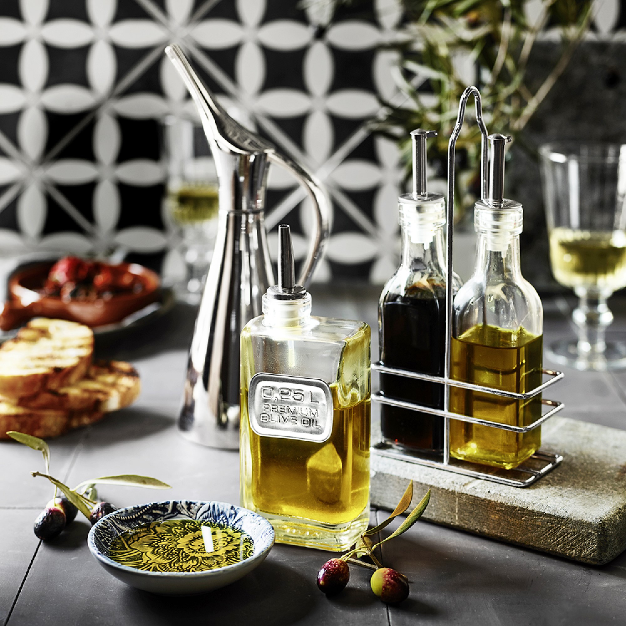 Curtis Stone Stainless-Steel Oil Can