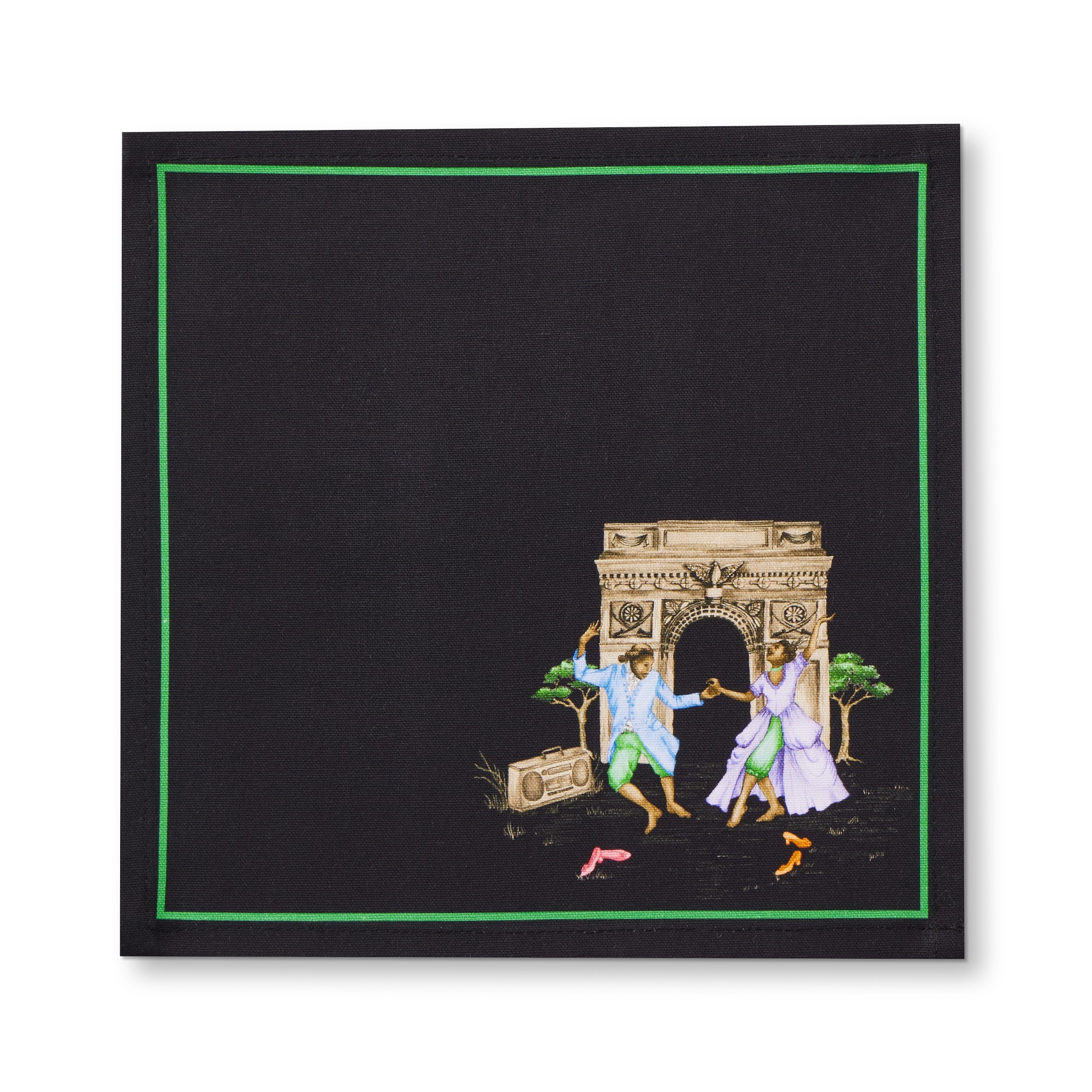 Sheila Bridges x Williams Sonoma  Harlem Toile Cocktail Napkins, Set of 4