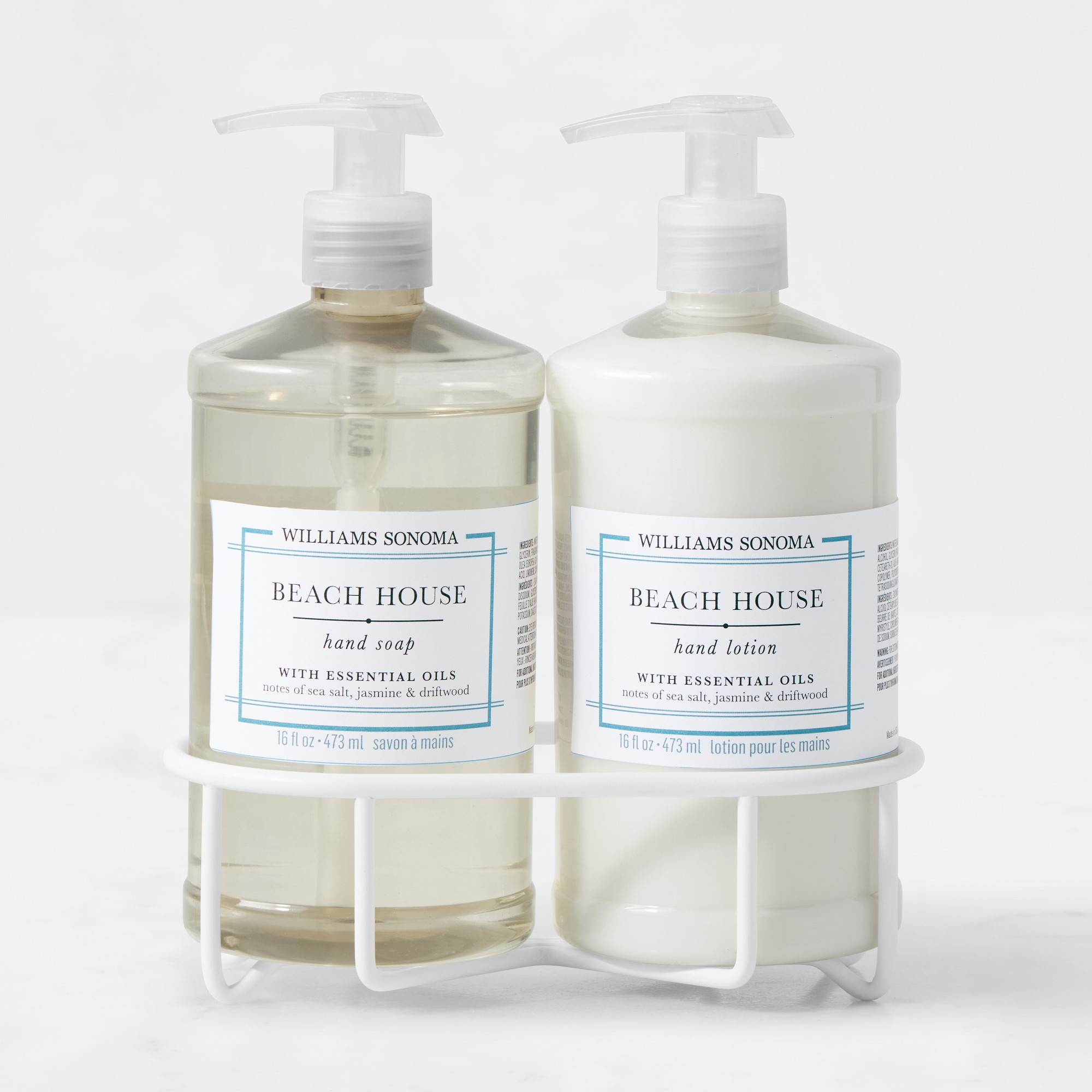 Williams Sonoma Beach House Hand Soap & Lotion 3-Piece Set