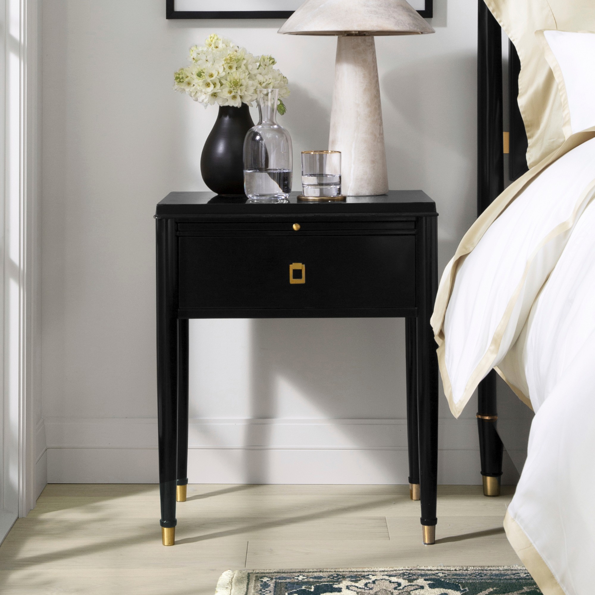 Lacourte 1-Drawer Nightstand (24