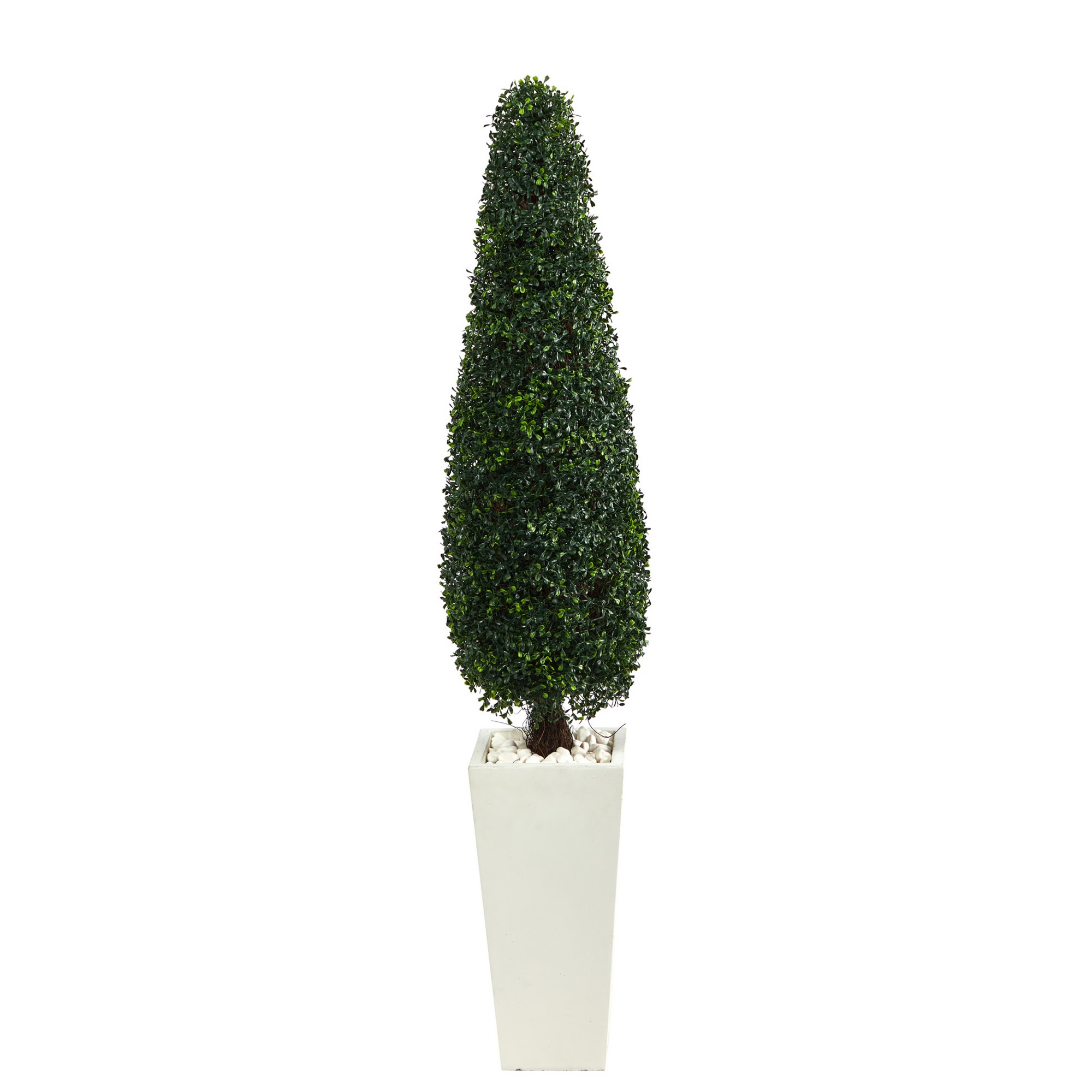Faux Indoor/Outdoor Boxwood Topiary Tree, 63