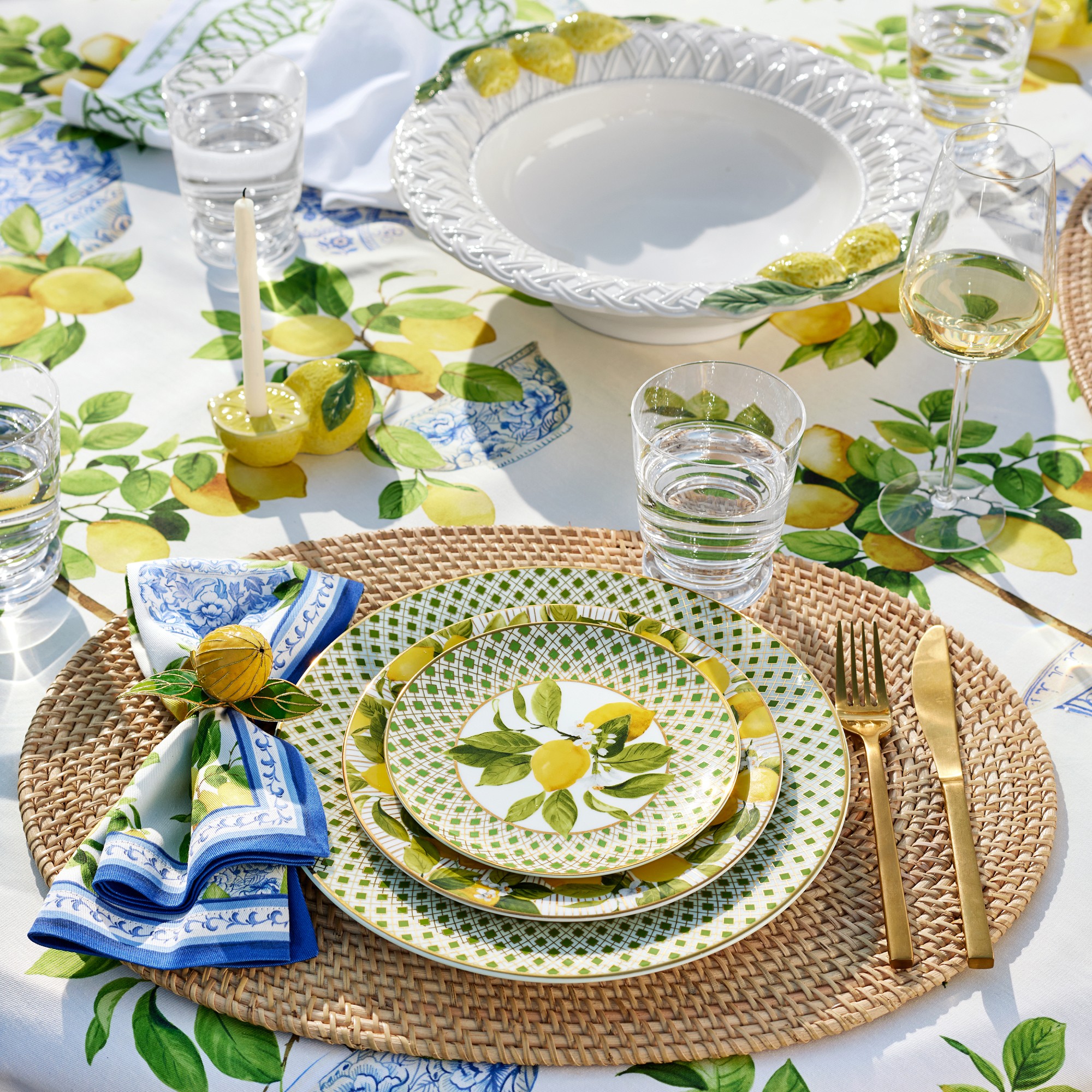 Limone Dinner Plates