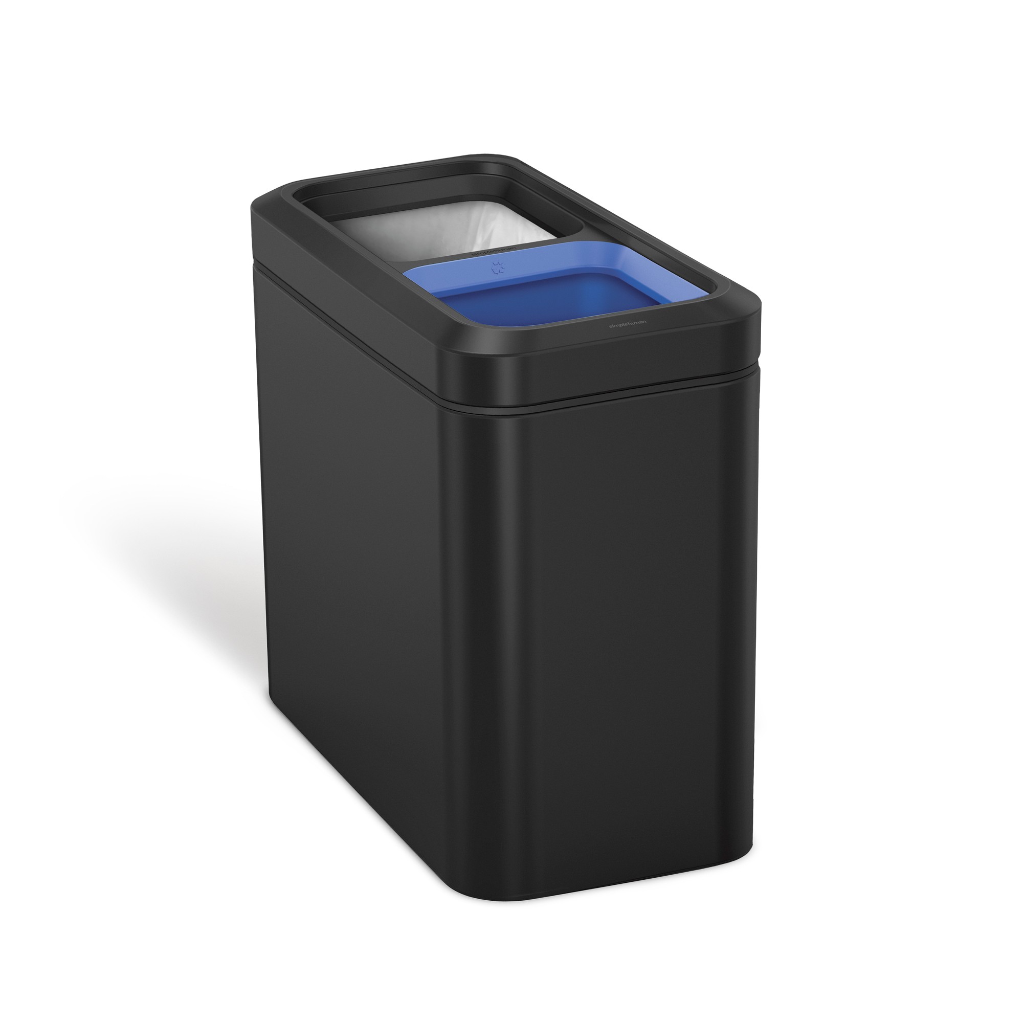 simplehuman™ 20-L. Dual Compartment Slim Open Recycler Can