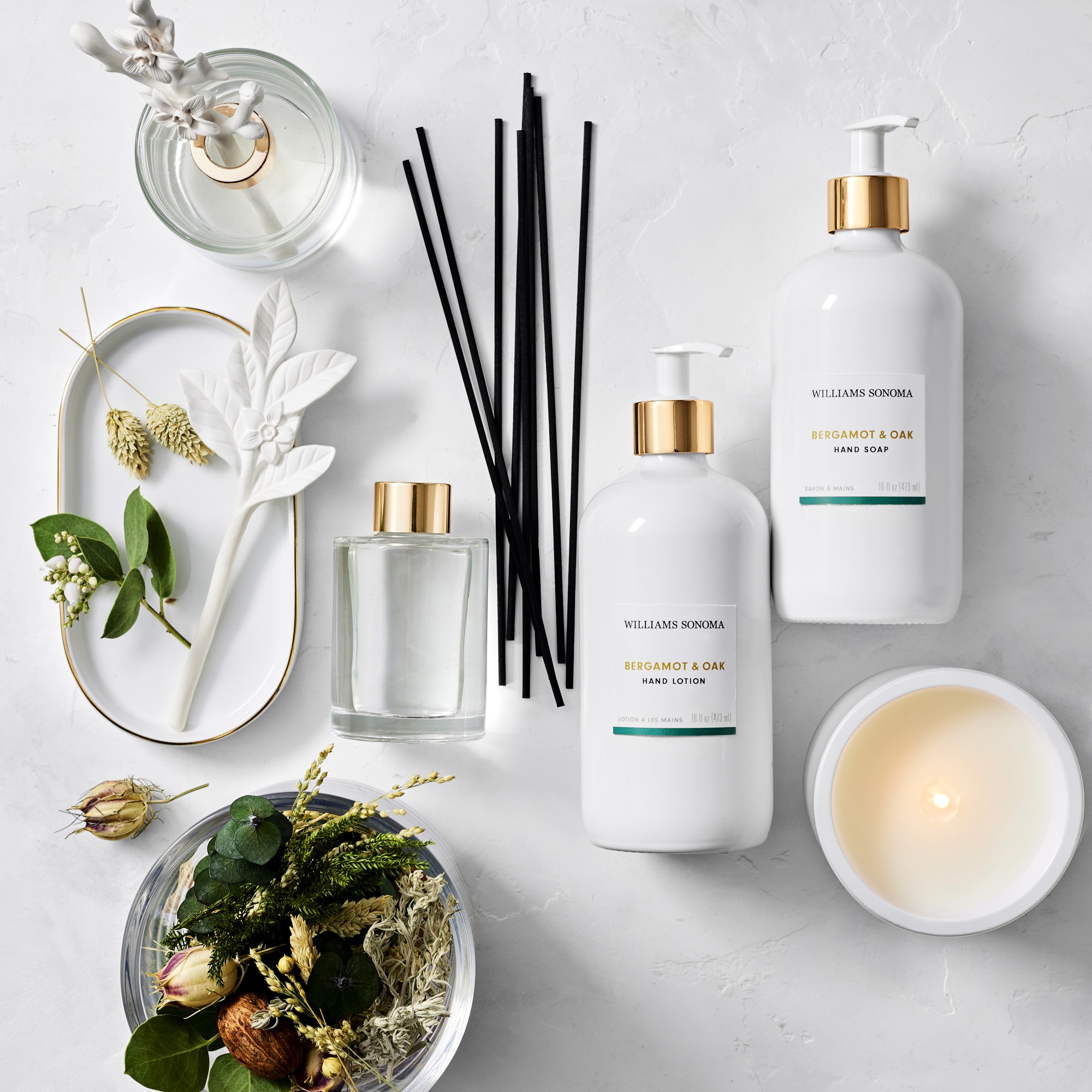 Home Fragrance Candle, Bergamot and Oak