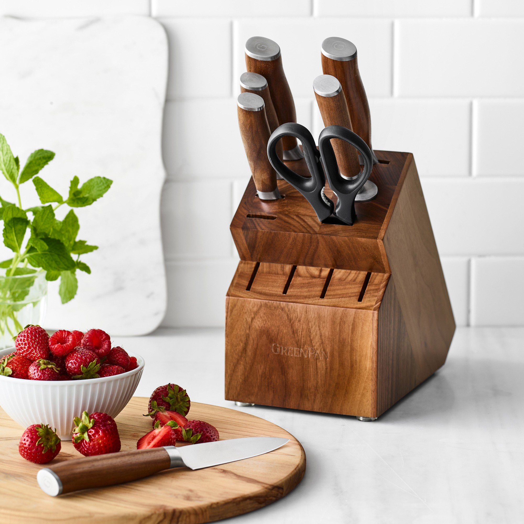 GreenPan™ Premiere Knife Block, Set of 12