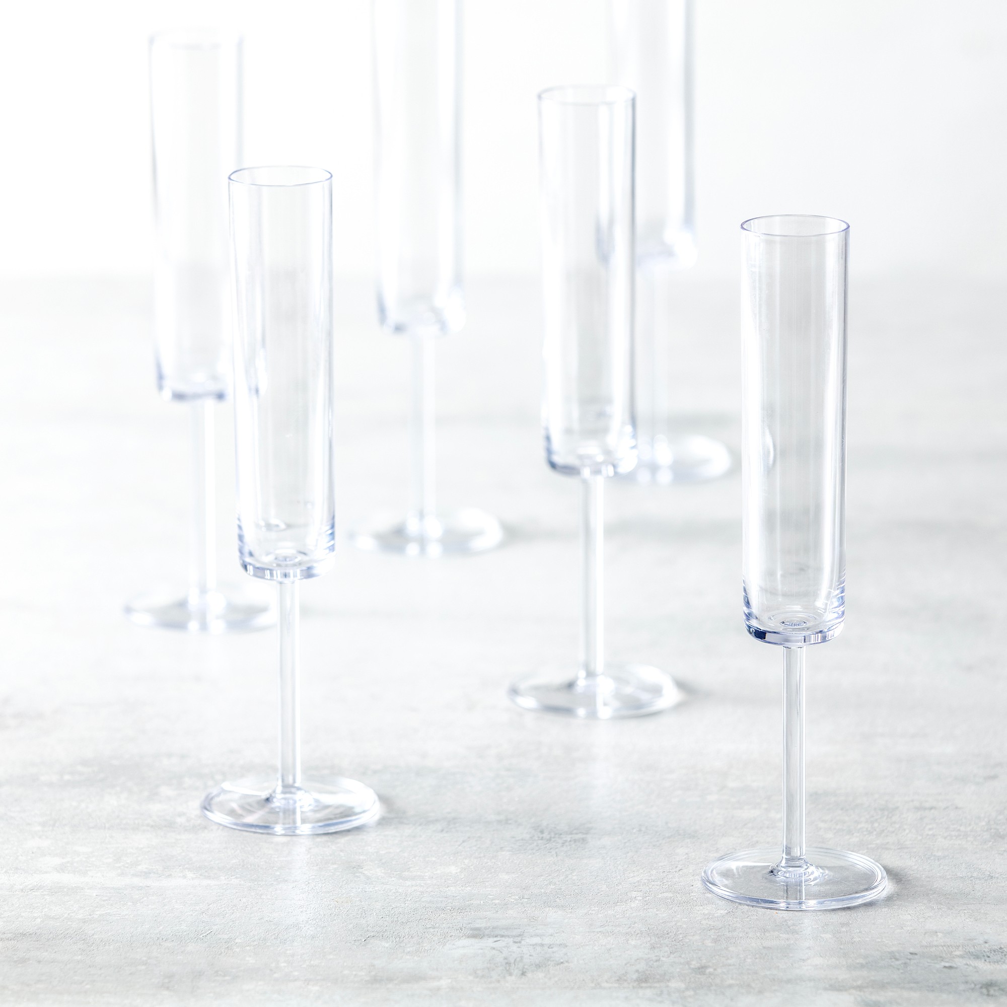 Fortessa Urbo Outdoor Champagne Flutes, Set of 6