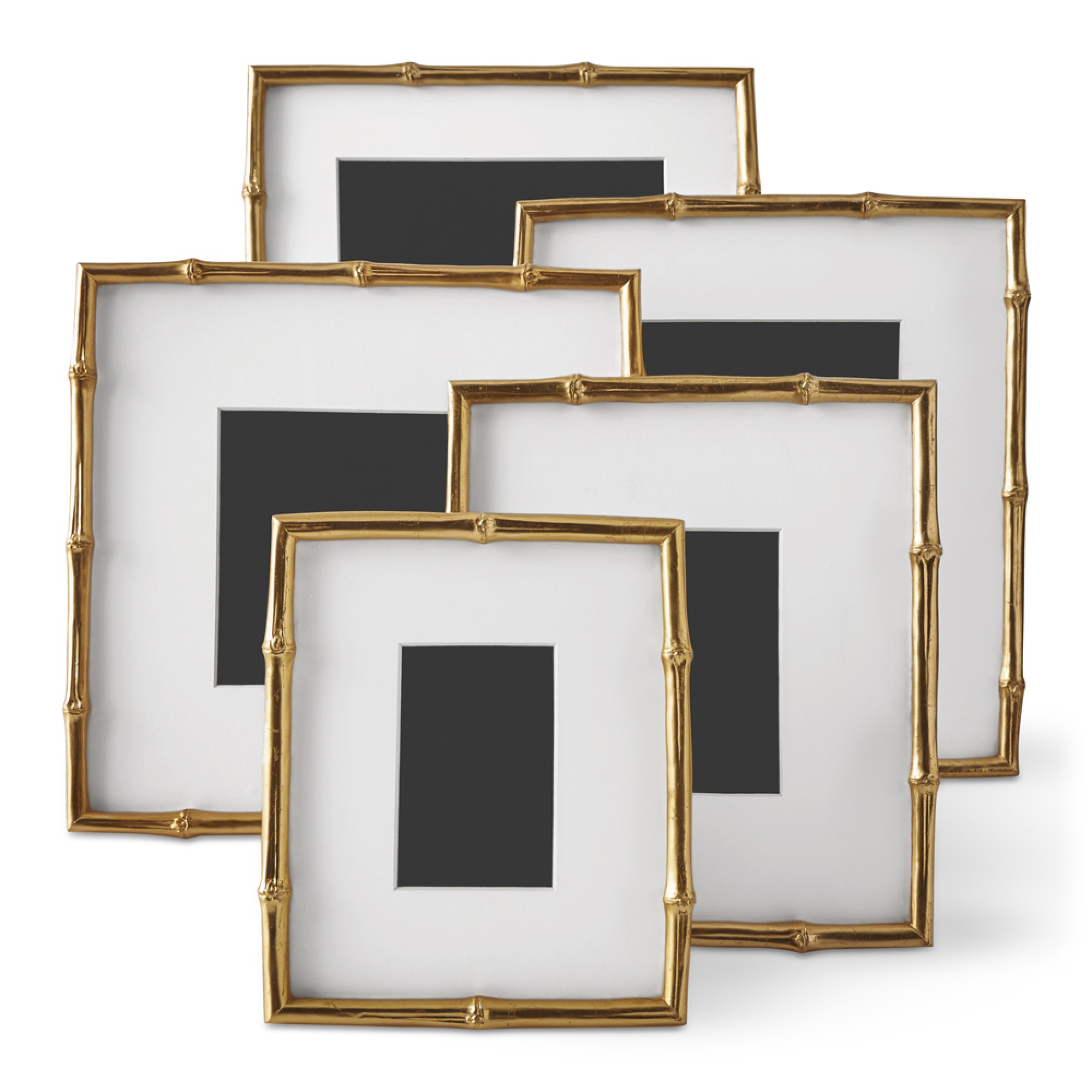AERIN Gilded Bamboo Gallery Frame