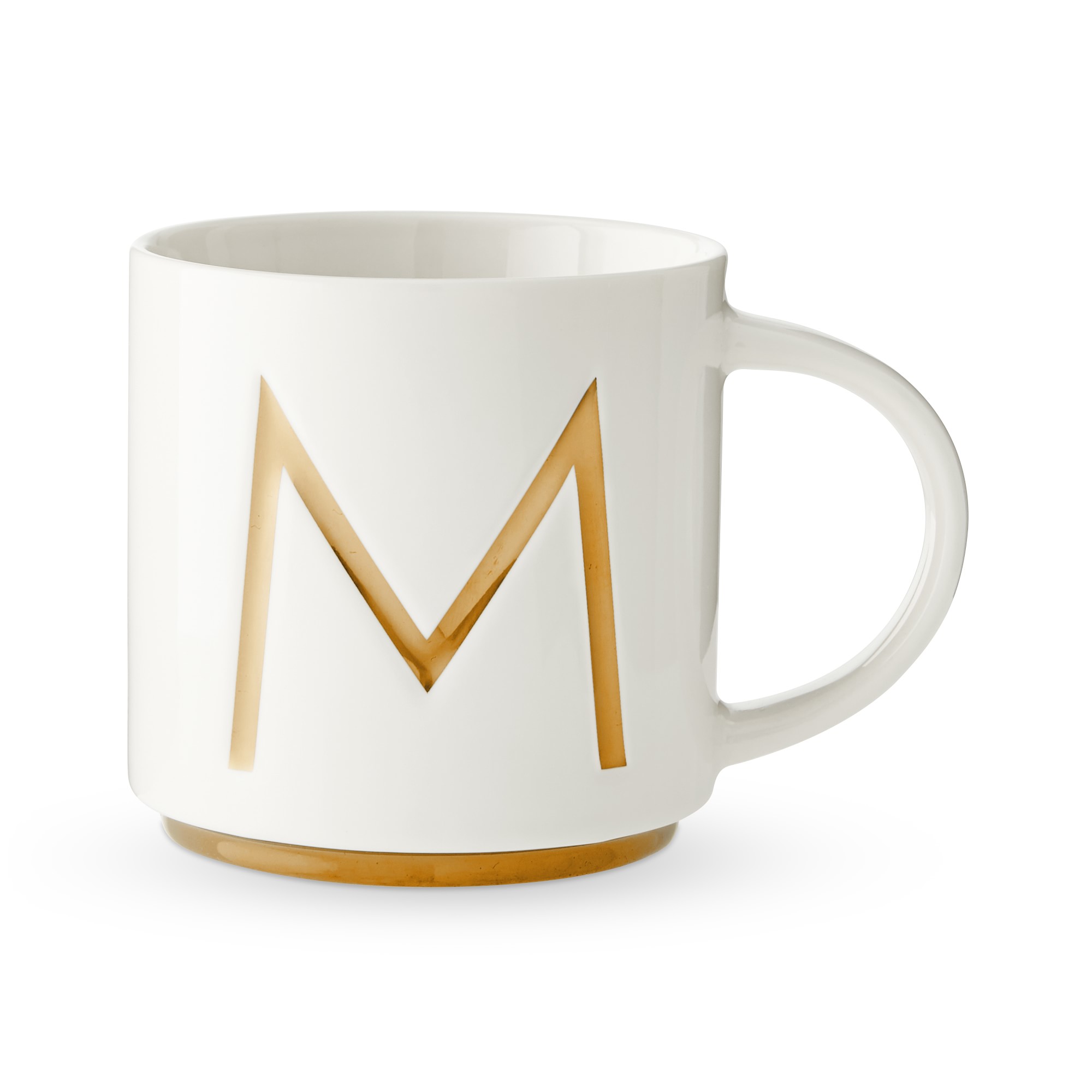 Gold Monogram Mug