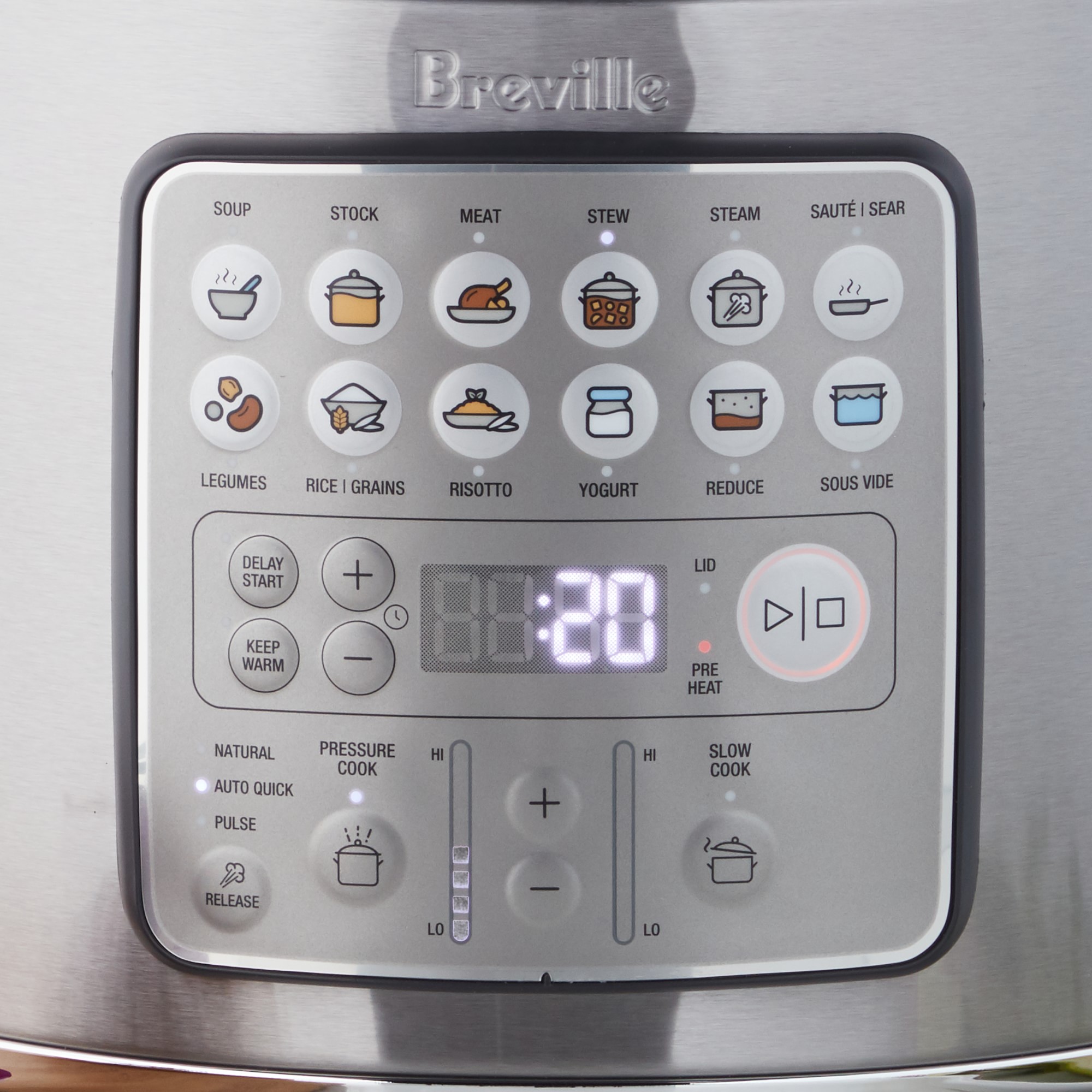 Breville Fast Slow Go™ Pressure Cooker, 6-Qt.