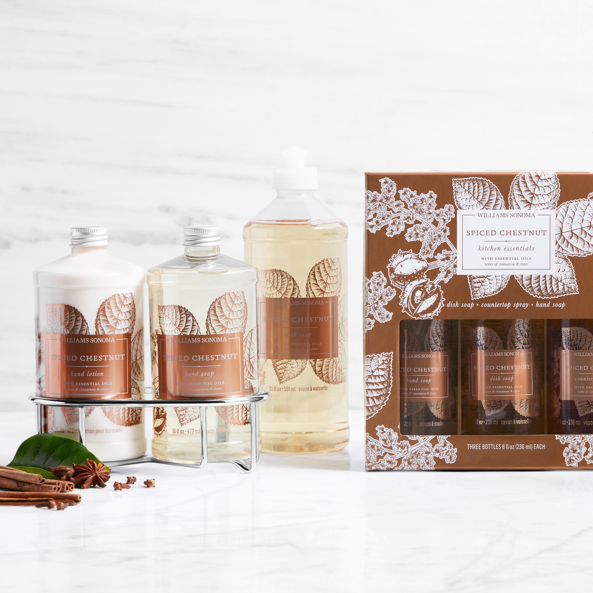 Williams Sonoma Spiced Chestnut Essential Oils Collection