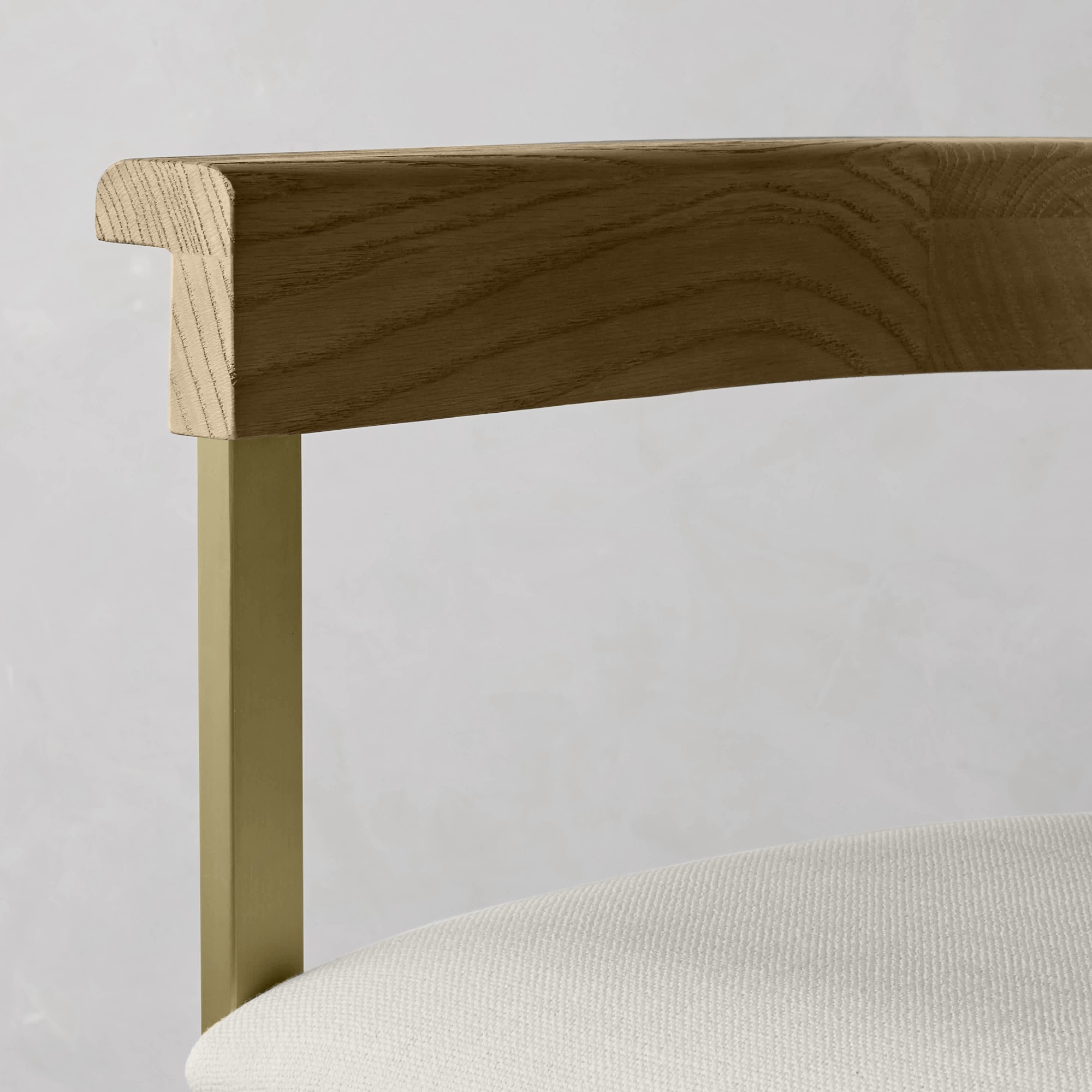 Tulip Upholstered Dining Armchair