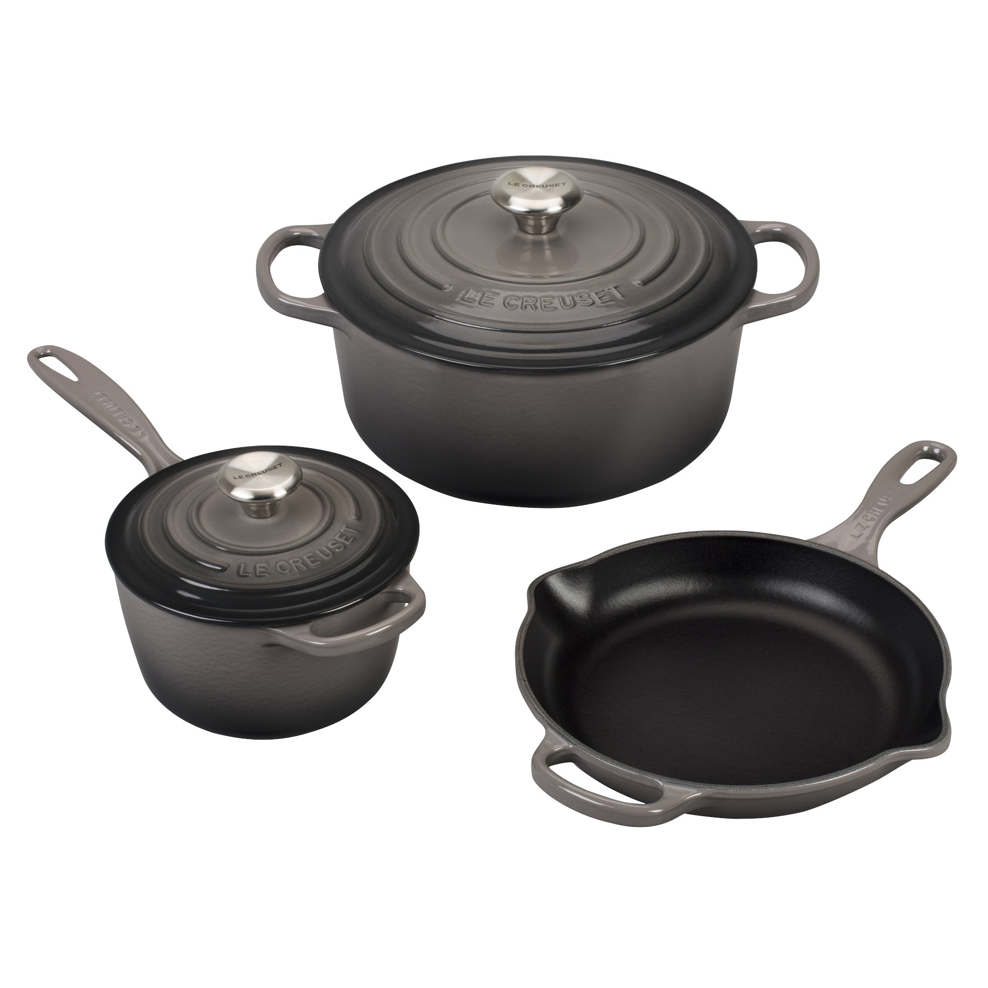 Le Creuset Signature Enameled Cast Iron 5-Piece Cookware Set