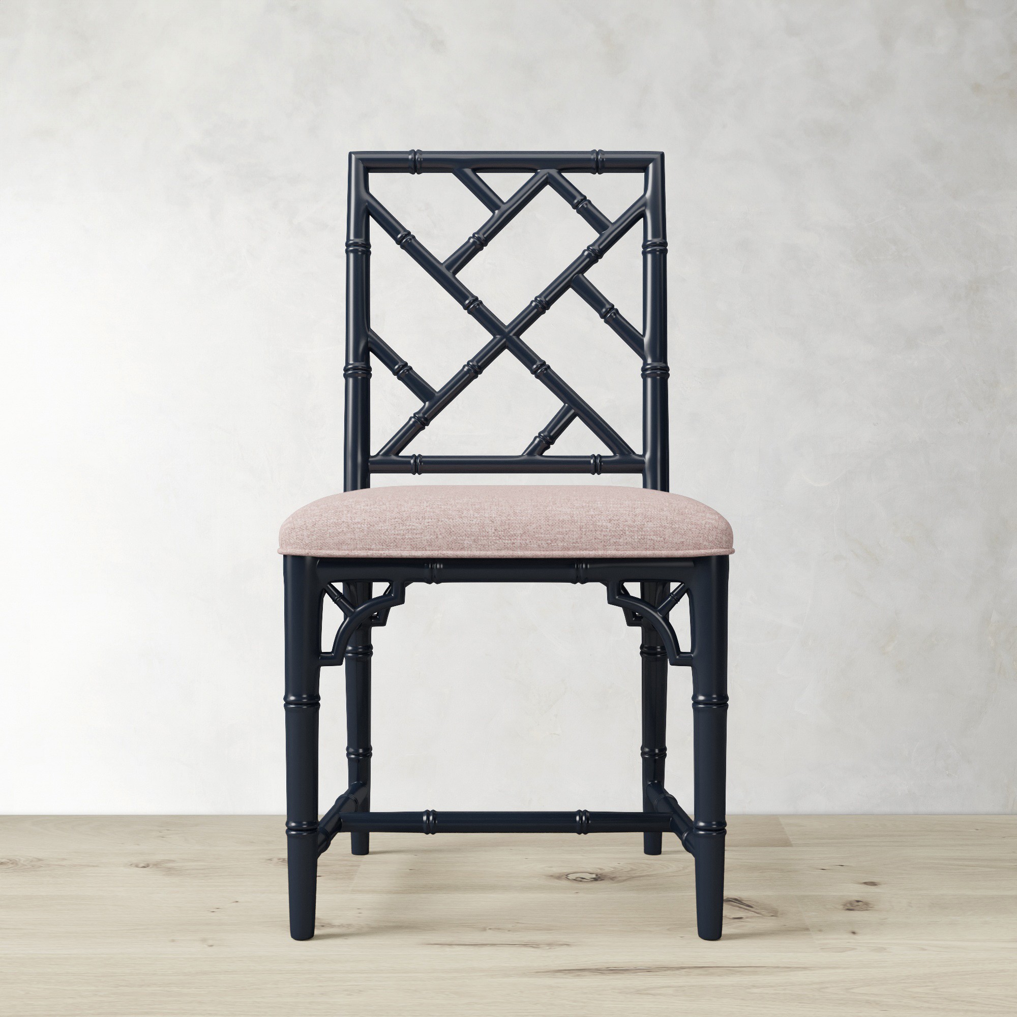 Chippendale Upholstered Bistro Side Chair