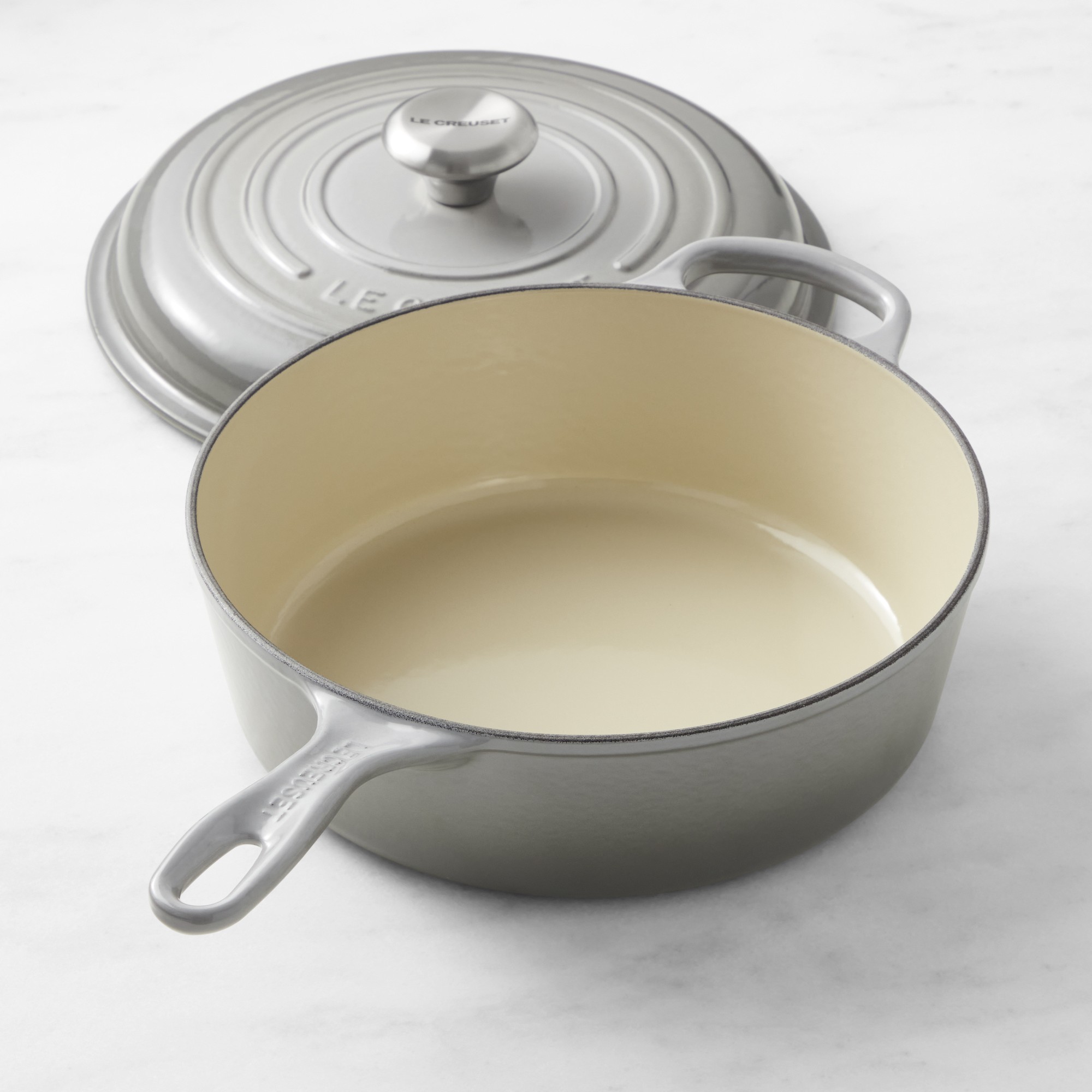 Le Creuset Enameled Cast Iron Cassadou Sauté Pan, 3 3/4-Qt.