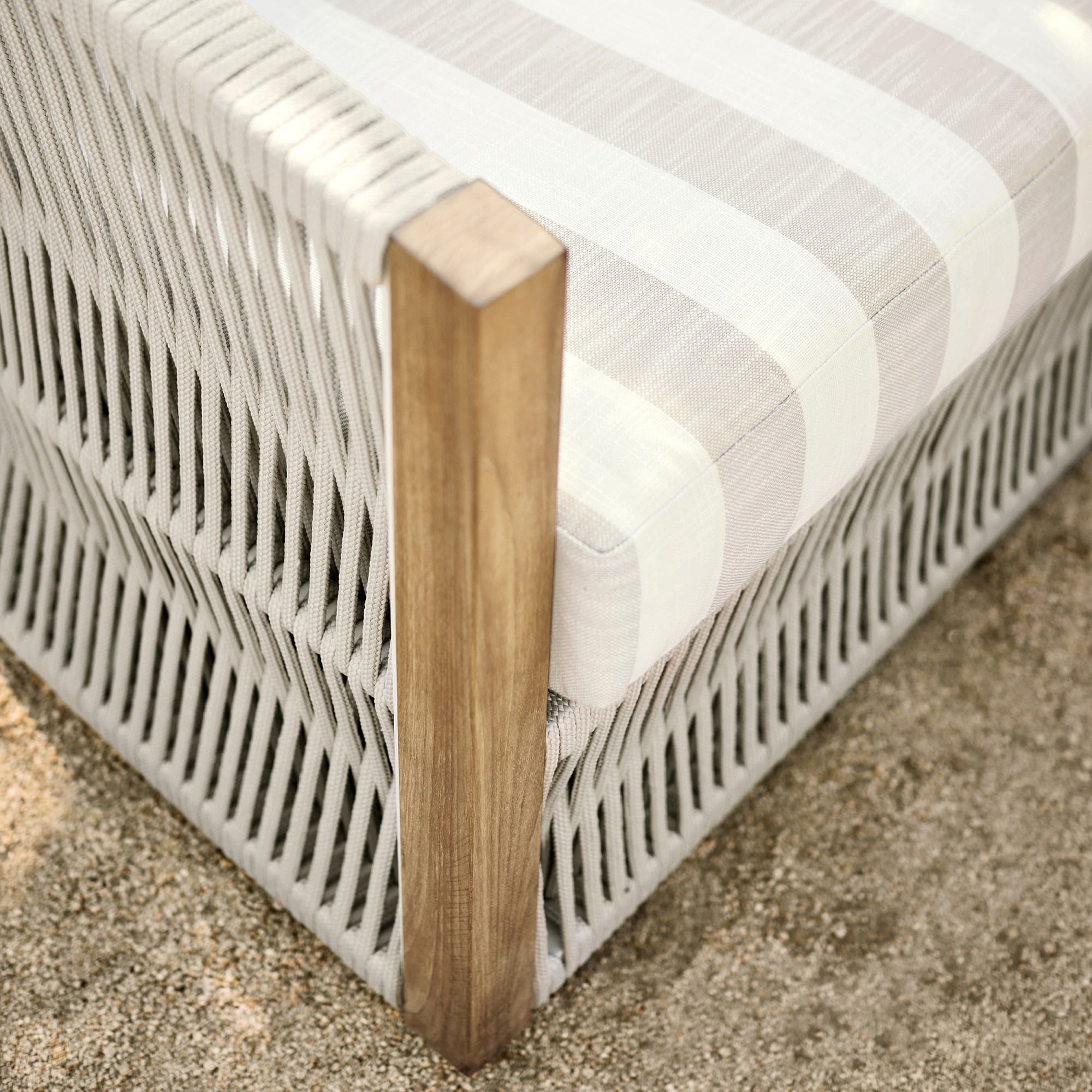 Pasadena Outdoor Teak Swivel Chair