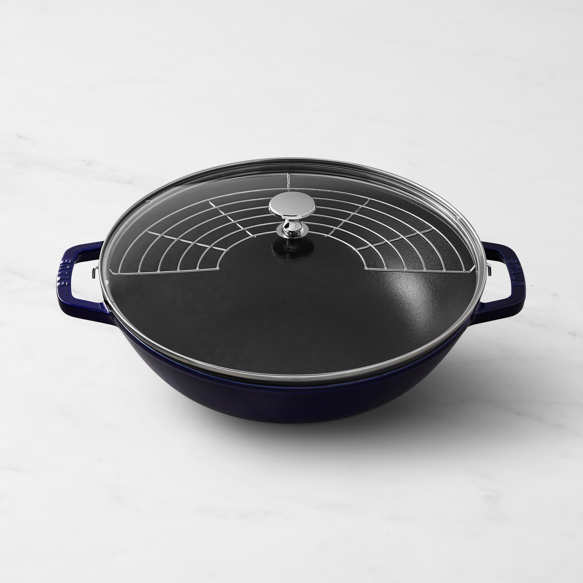 Staub Enameled Cast Iron Perfect Pan Wok, 12