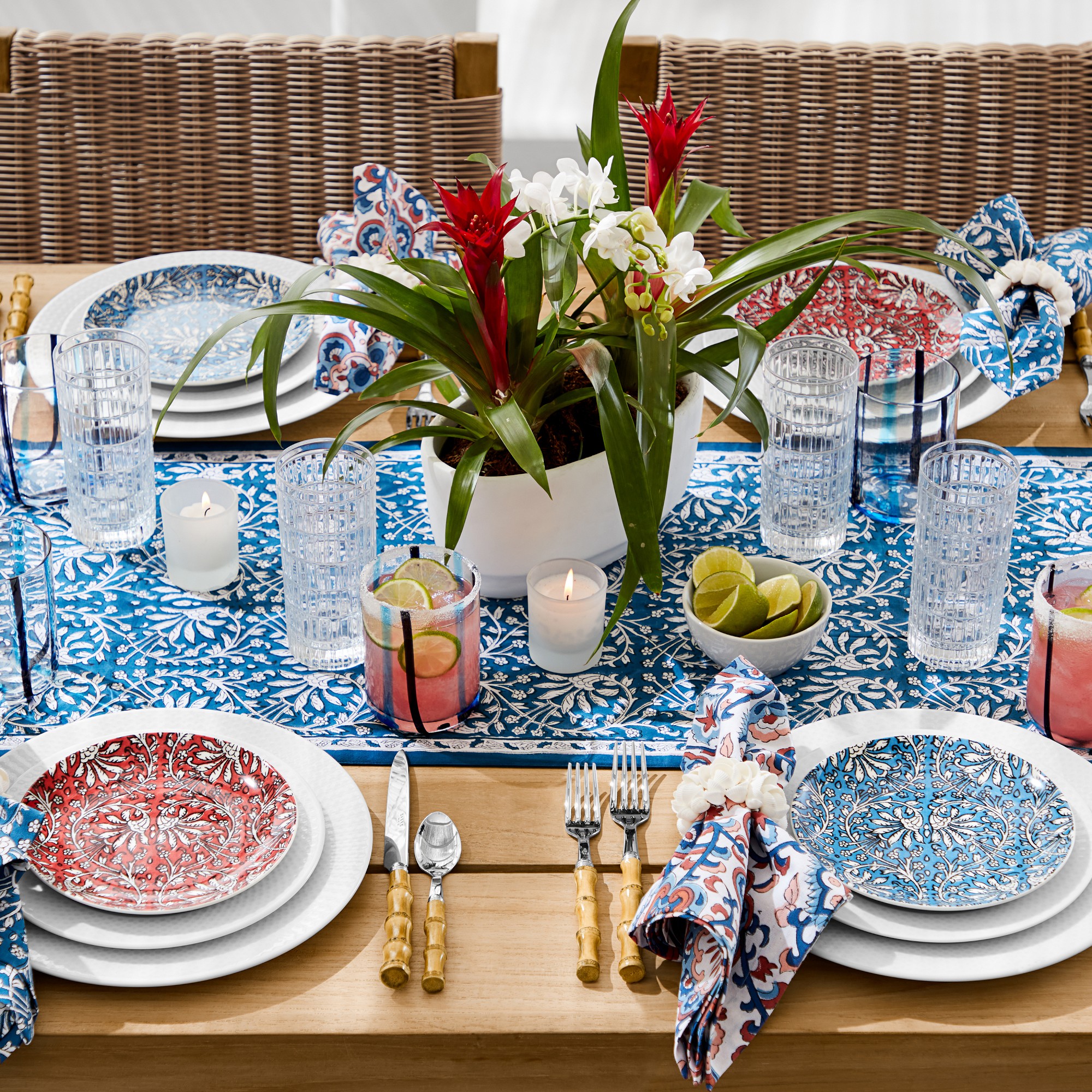 Pillivuyt Basketweave Porcelain Dinner Plates