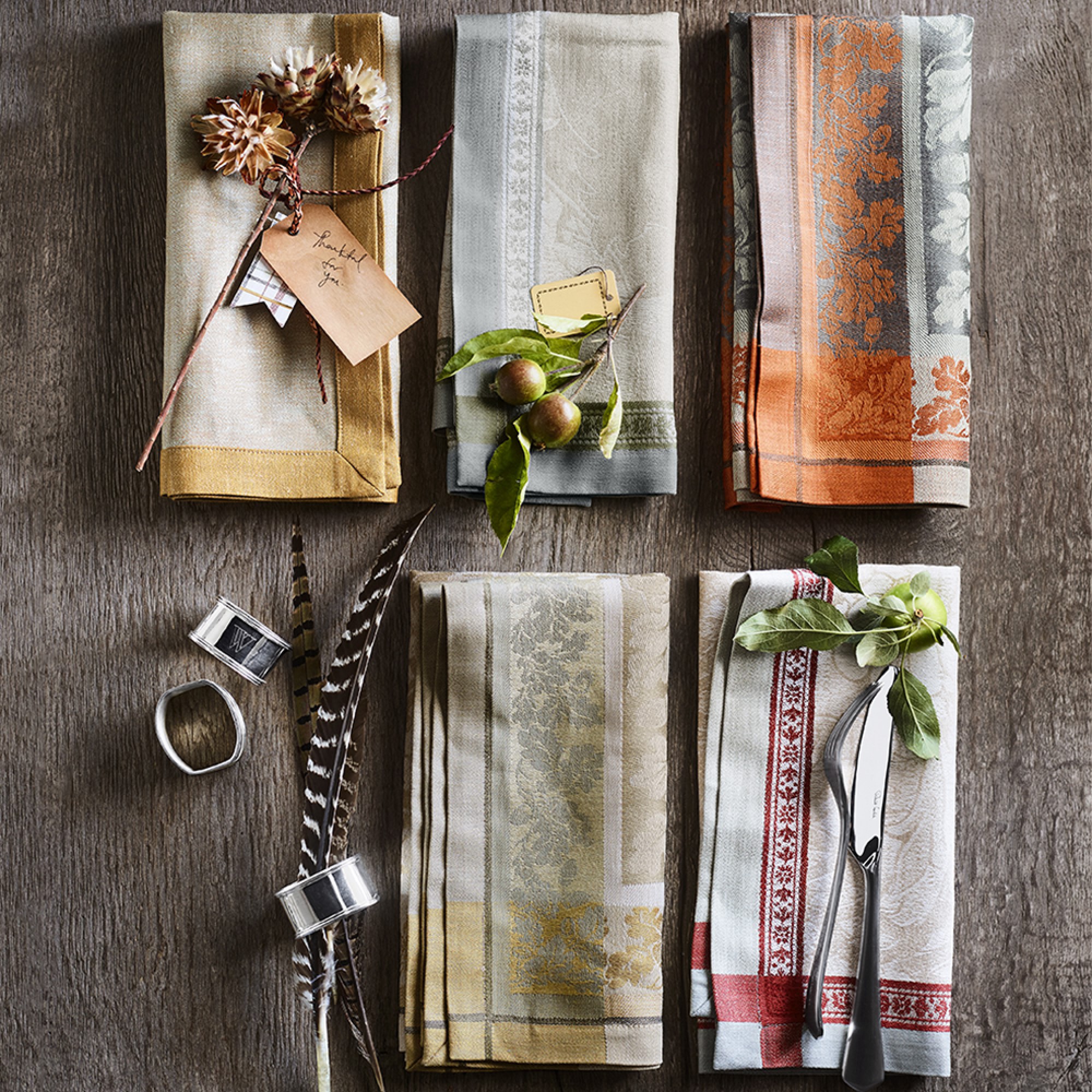 Heirloom Silver Napkin Rings, Set of 4