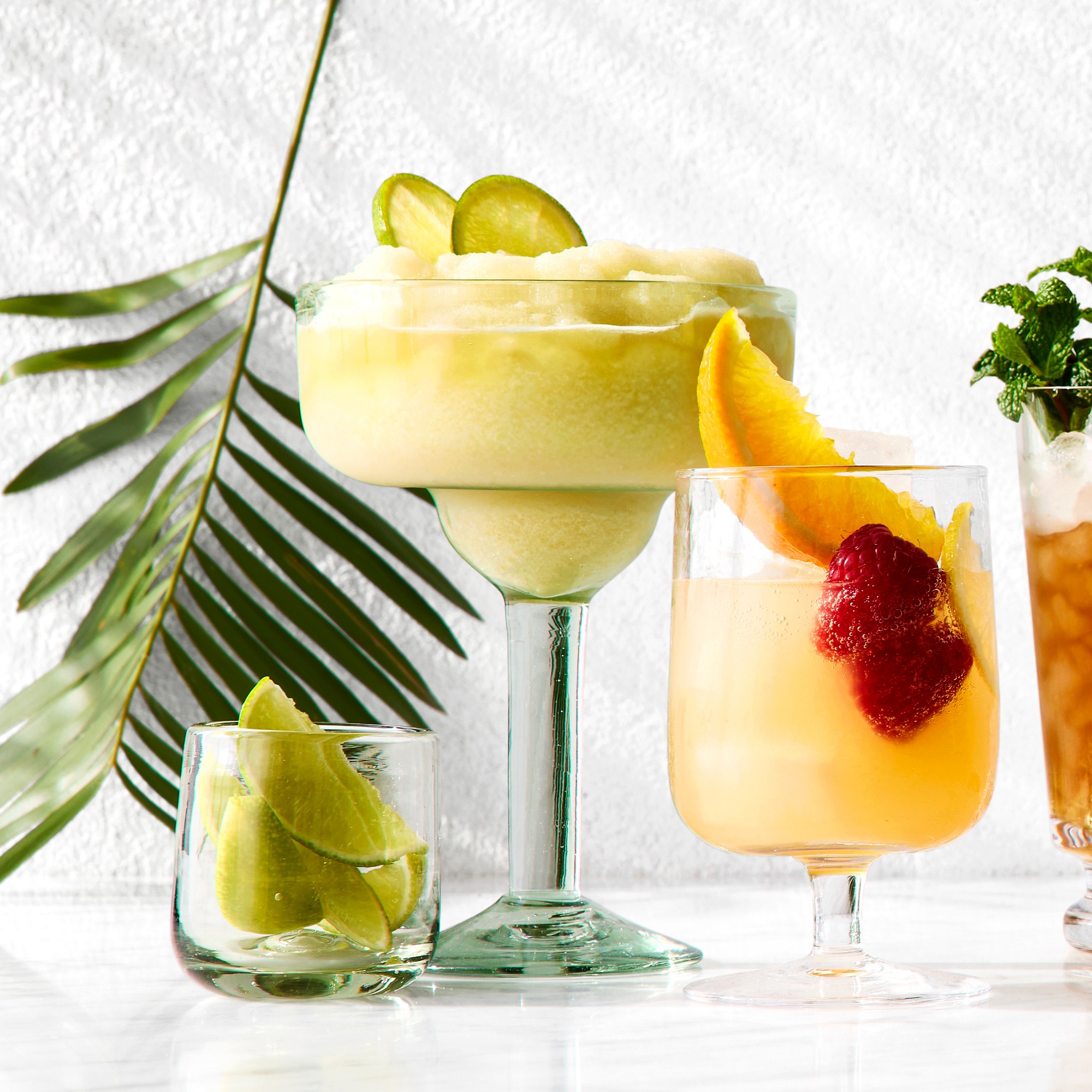 Recycled Glass Copita Glasses, Set of 4